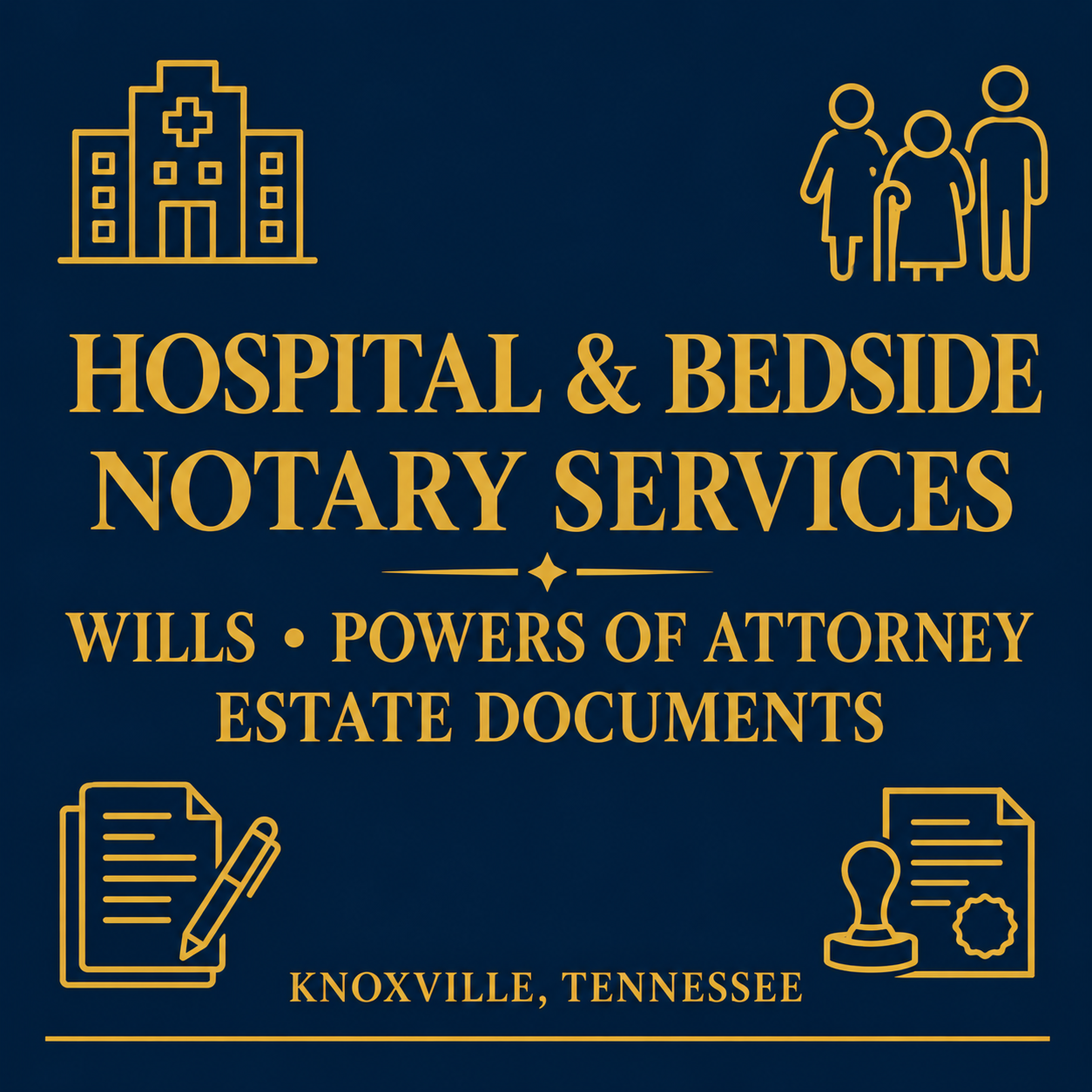 Hospital Notary in Knoxville: Powers of Attorney, Wills and Estate Documents