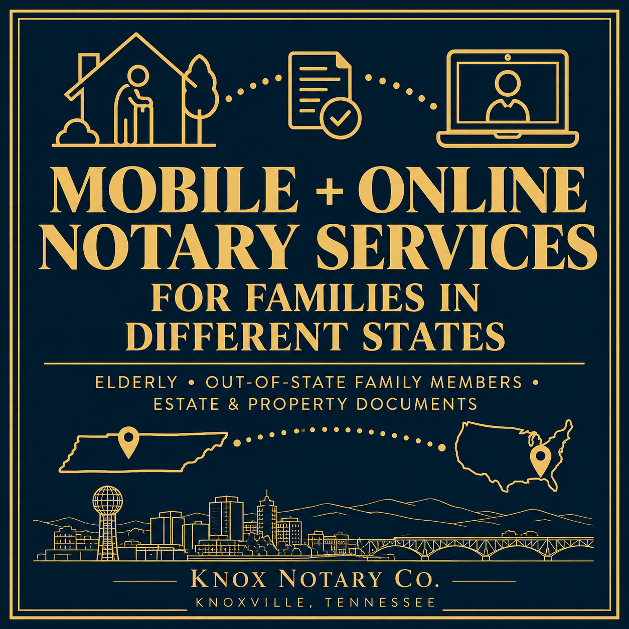 When Family Members Live in Different States: Combining Mobile Notary Services and Remote Online Notarization