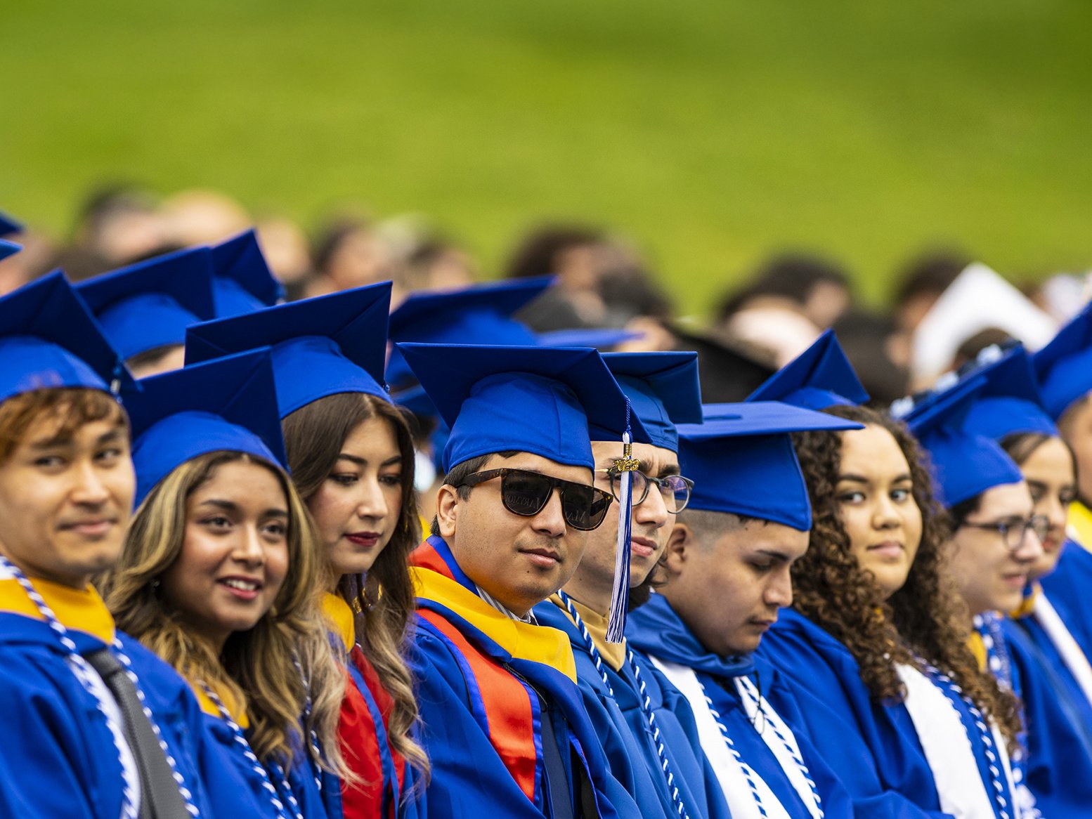 Students at Marymount commencement