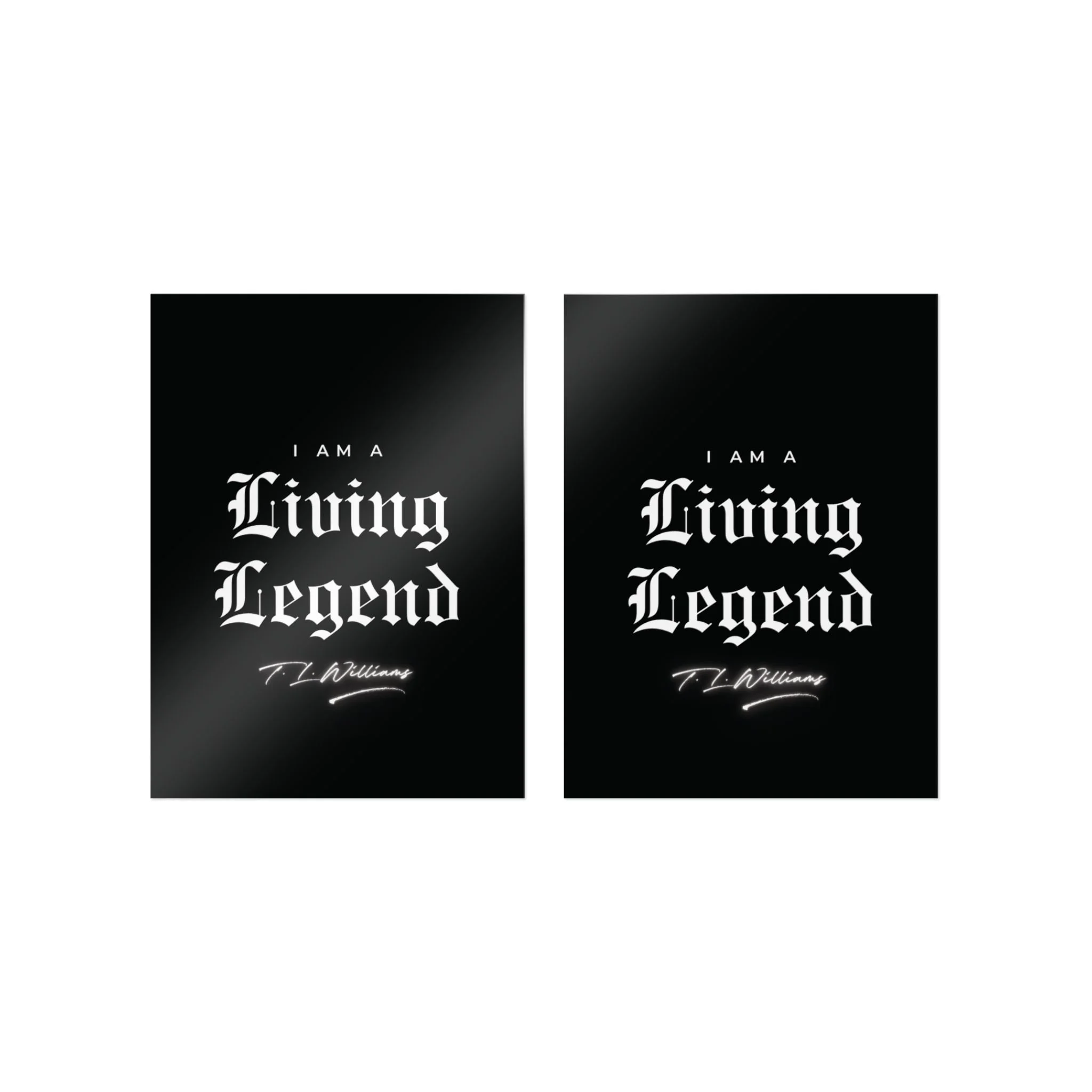 I Am A Living Legend vinyl sticker by T. L. Williams official Living Legend album merchandise