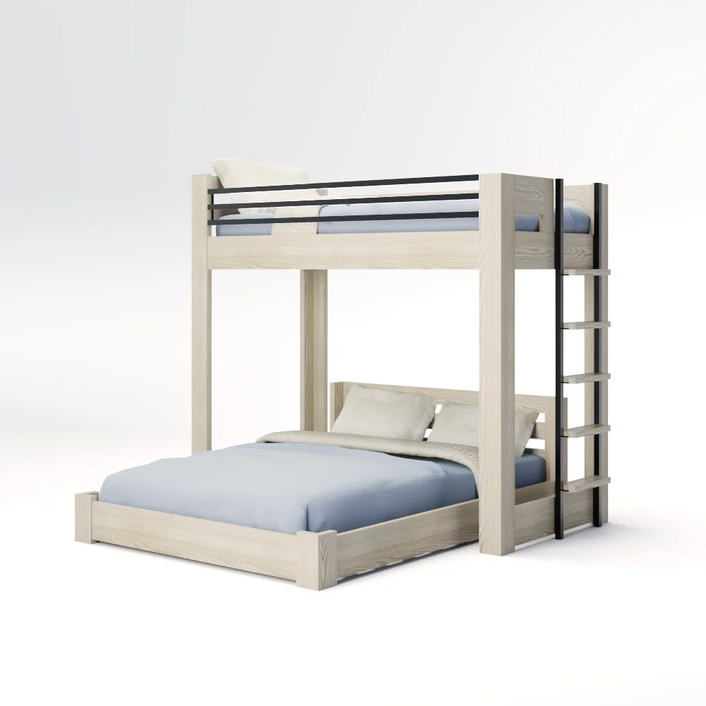 ICON Elevated - Lofted Bunk Bed with Ladder (Metal or Wood)