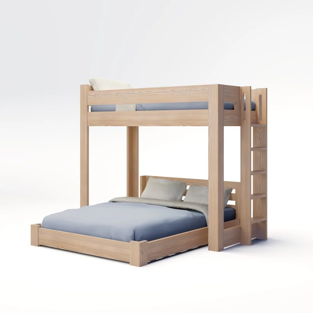 ICON Elevated - Lofted Bunk Bed with Ladder (Metal or Wood)