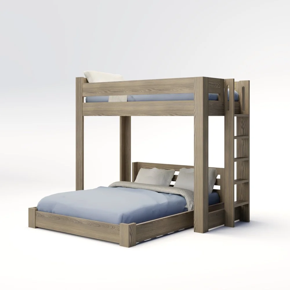 ICON Elevated - Lofted Bunk Bed with Ladder (Metal or Wood)
