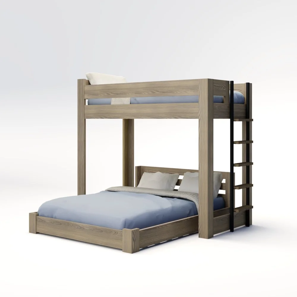 ICON Elevated - Lofted Bunk Bed with Ladder (Metal or Wood)