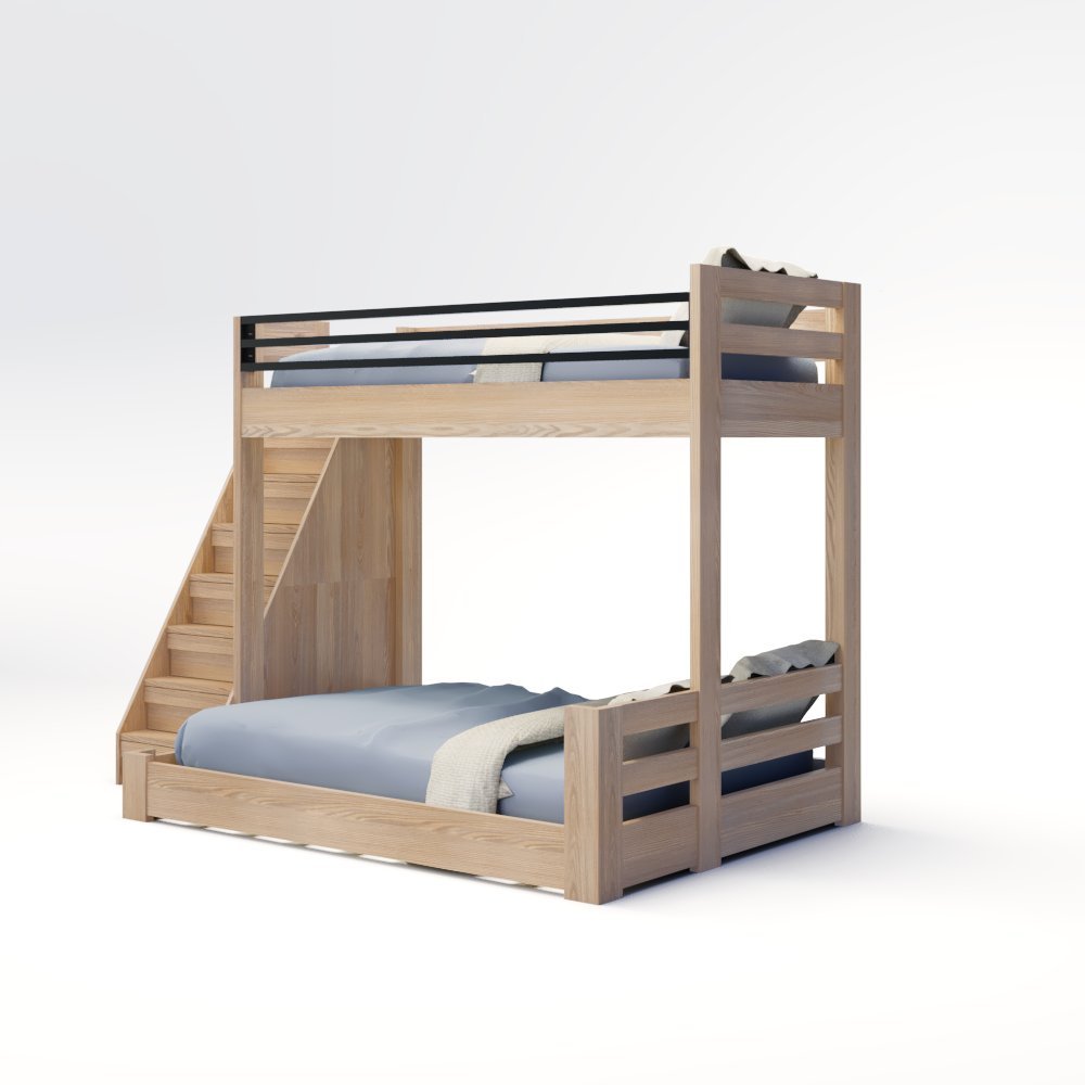 ICON Elevated - Stackable Bunk Bed featuring Stairs with Drawers