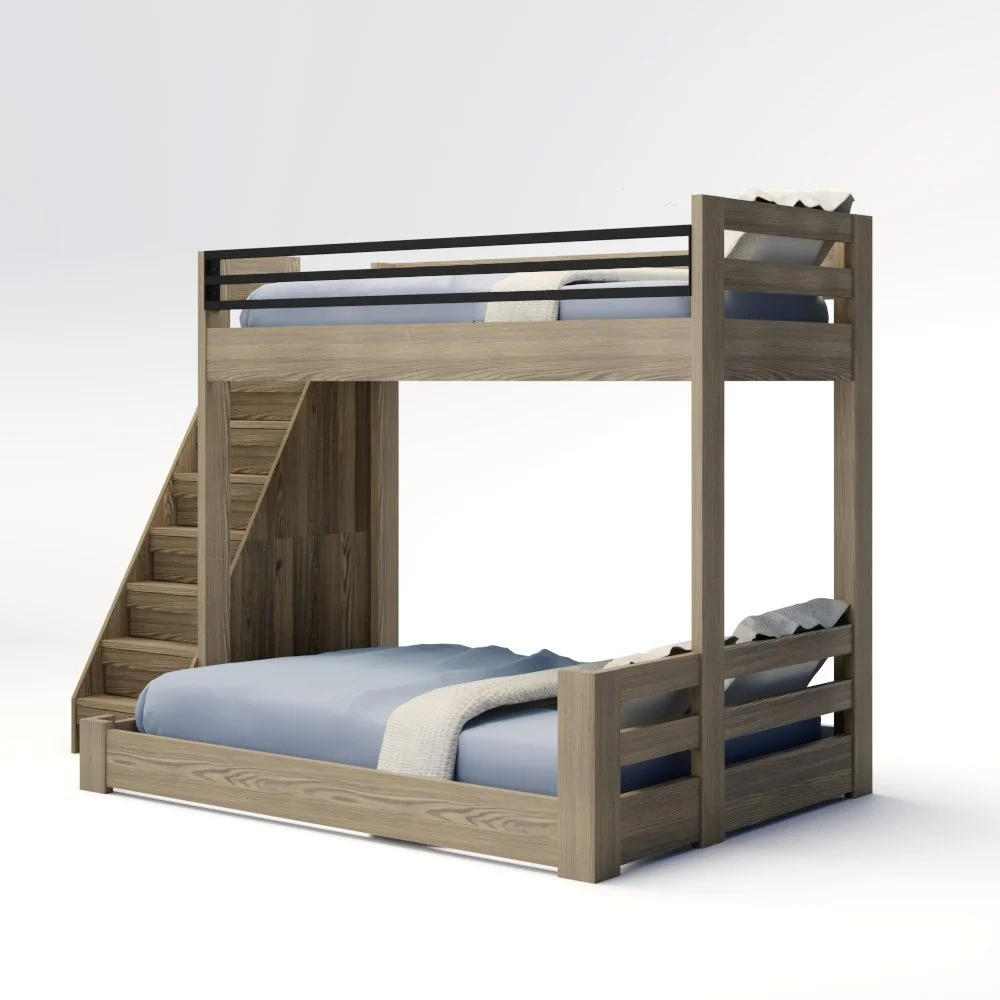 ICON Elevated - Stackable Bunk Bed featuring Stairs with Drawers