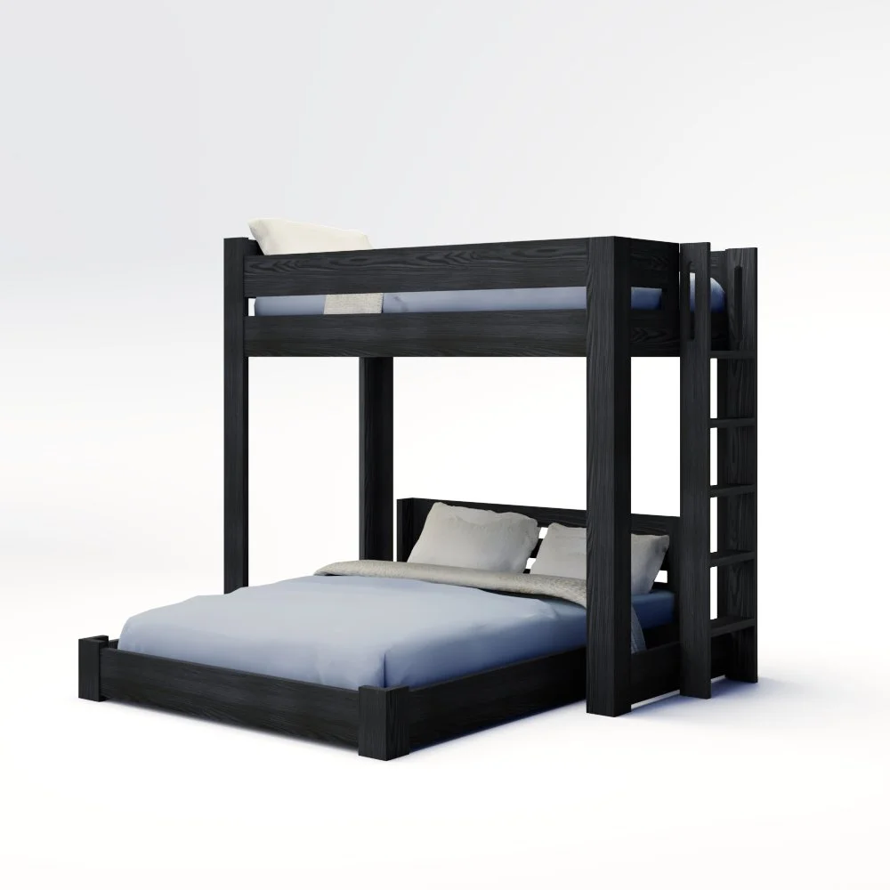 ICON Elevated - Lofted Bunk Bed with Ladder (Metal or Wood)