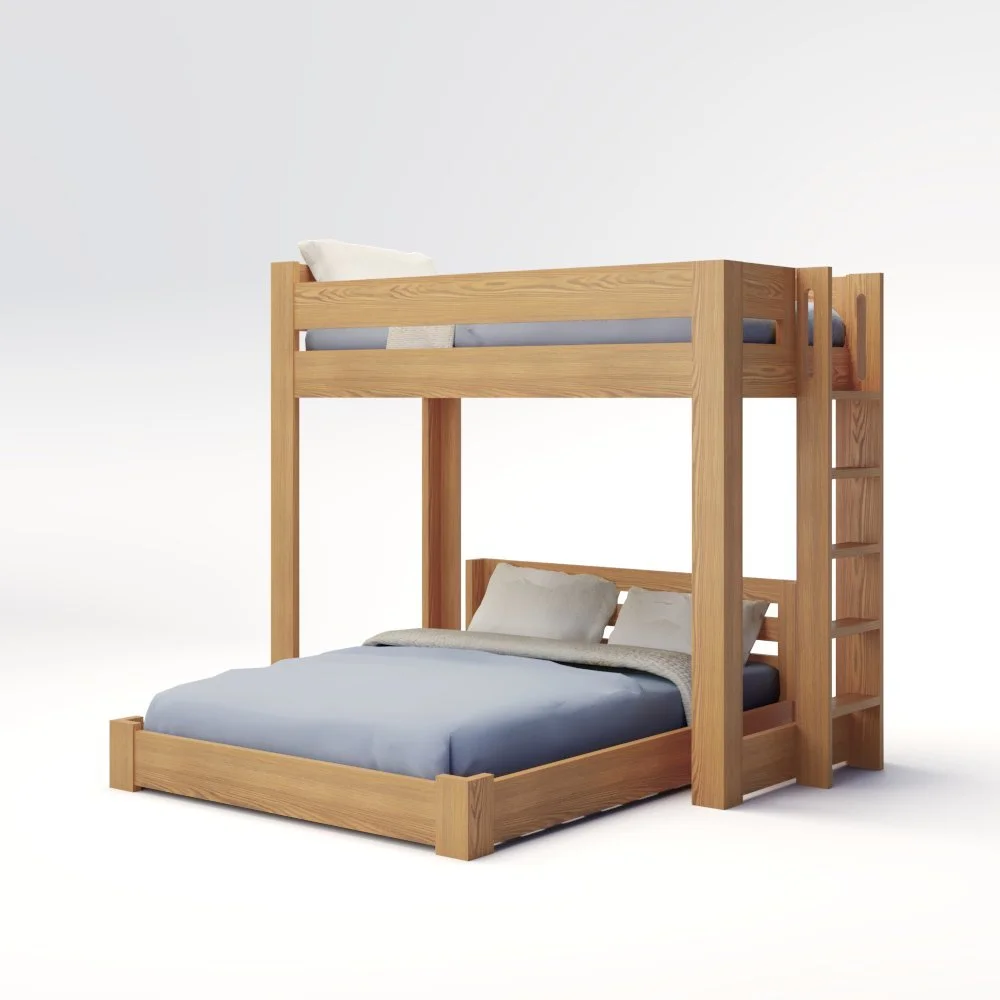 ICON Elevated - Lofted Bunk Bed with Ladder (Metal or Wood)