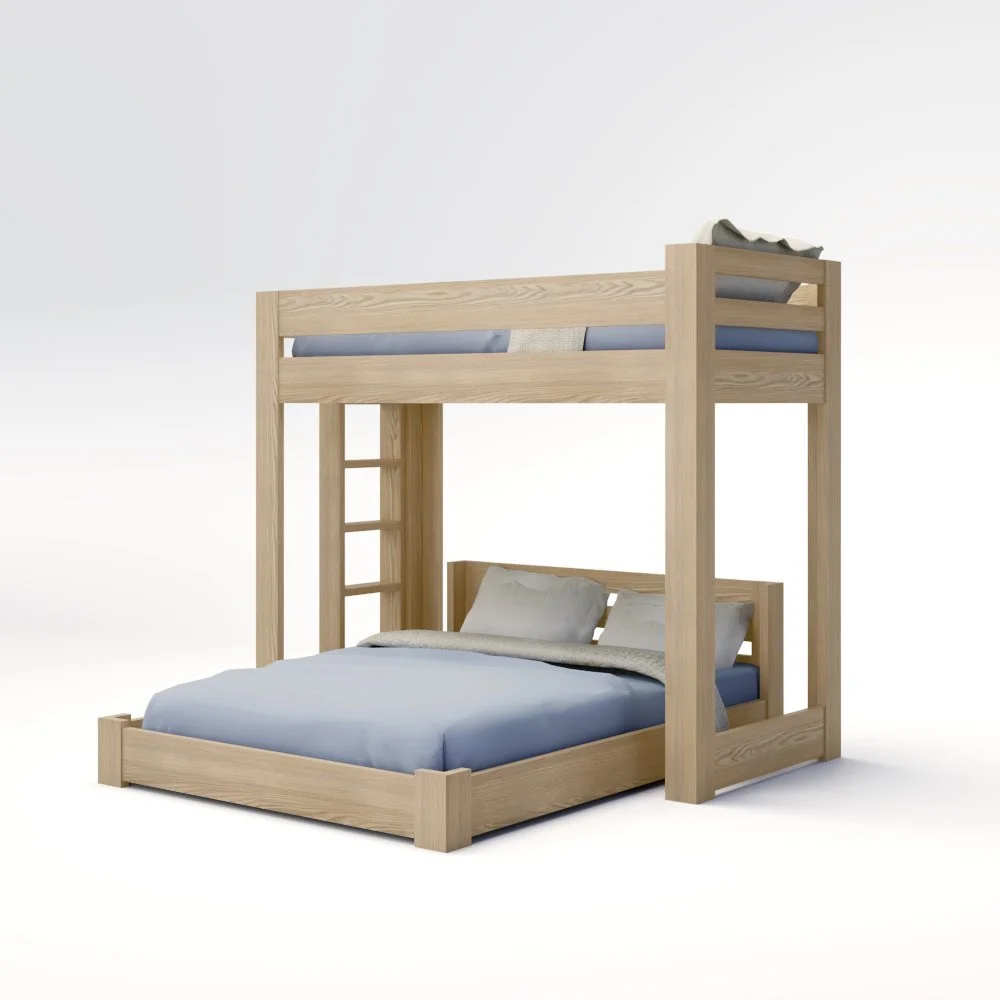 ICON Elevated - Lofted Bunk Bed with Ladder (Metal or Wood)