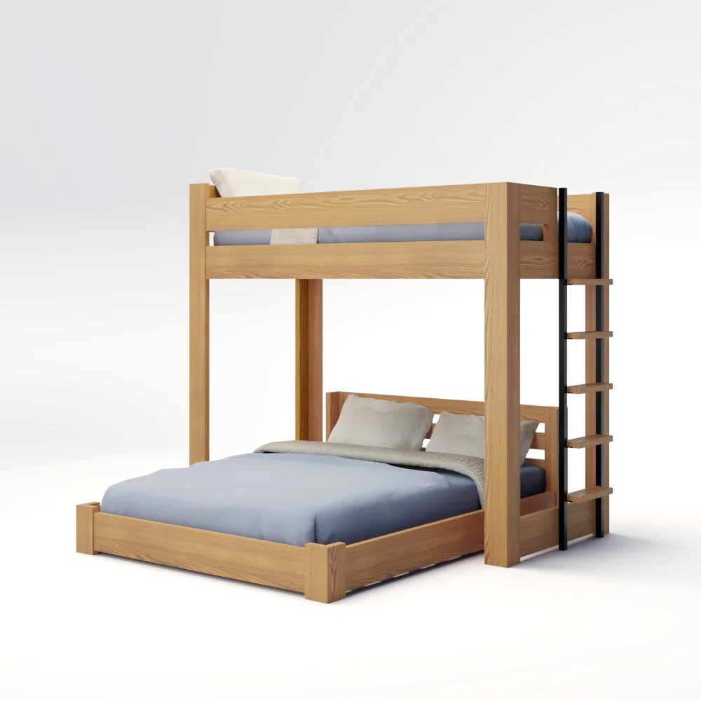 ICON Elevated - Lofted Bunk Bed with Ladder (Metal or Wood)