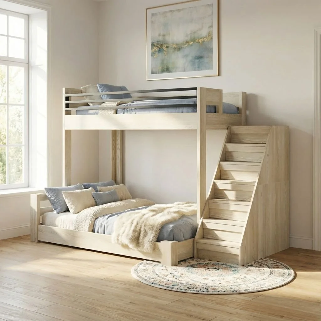 ICON Elevated - Stackable Bunk Bed featuring Stairs with Drawers