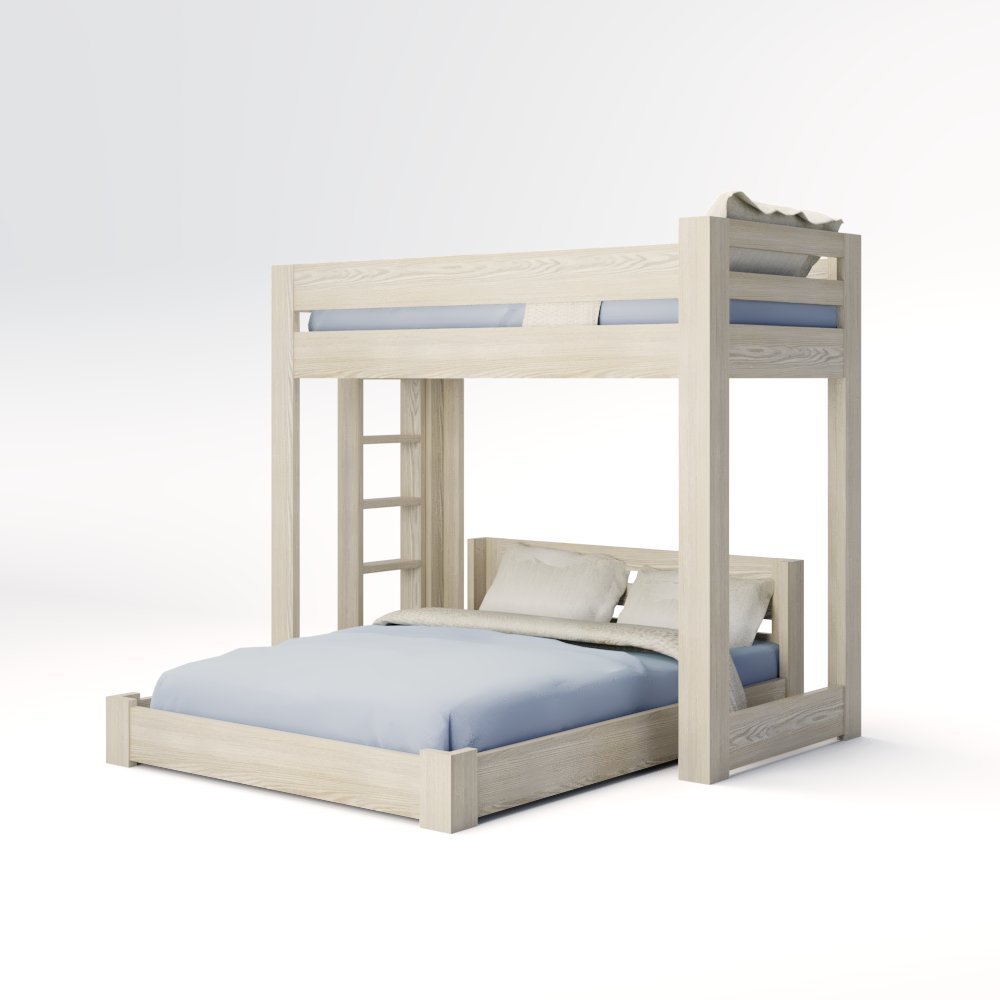 ICON Elevated - Lofted Bunk Bed with Ladder (Metal or Wood)
