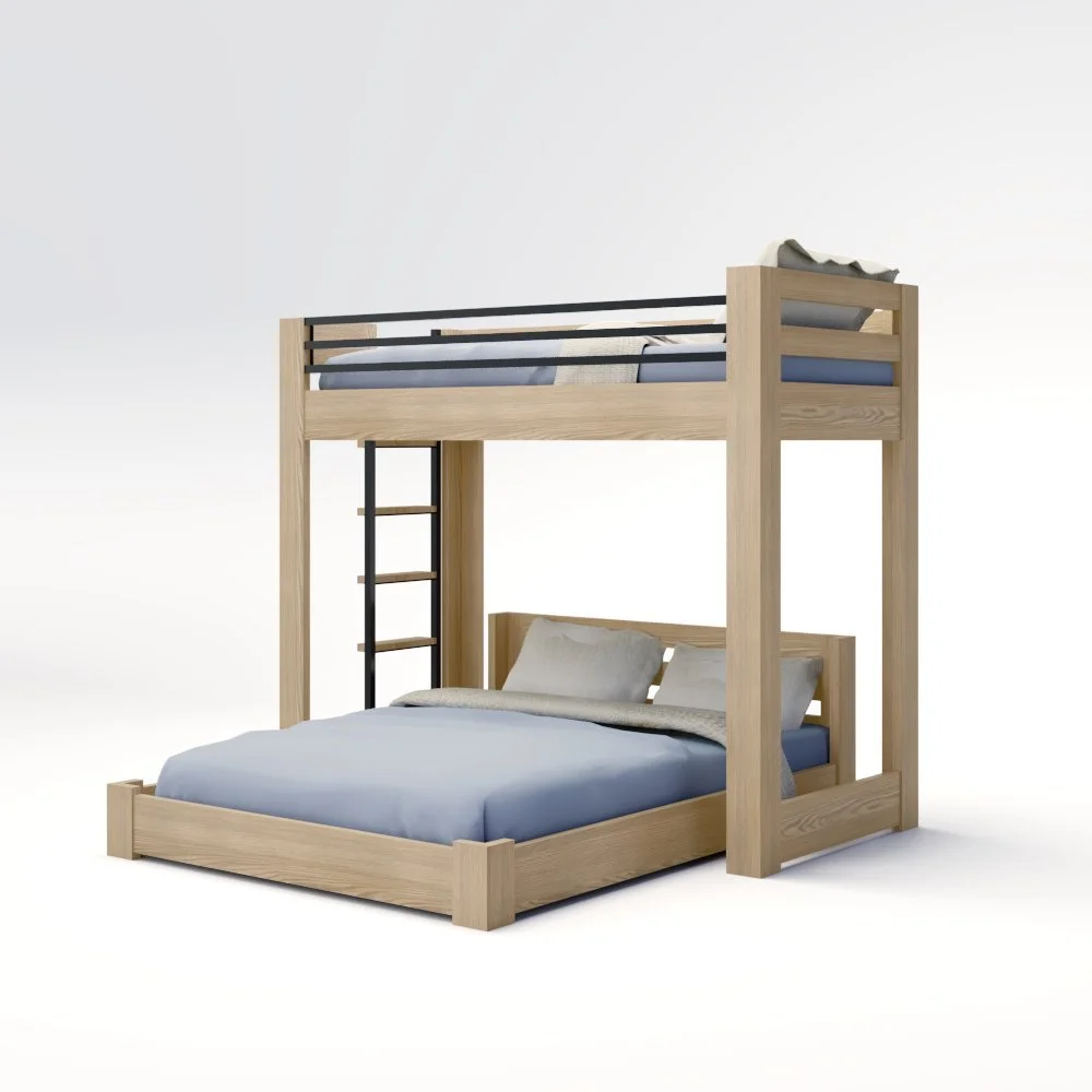 ICON Elevated - Lofted Bunk Bed with Ladder (Metal or Wood)