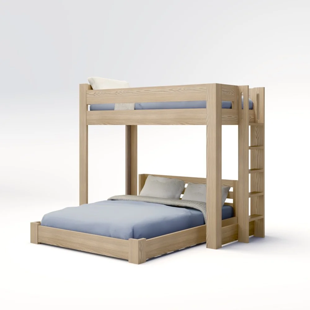 ICON Elevated - Lofted Bunk Bed with Ladder (Metal or Wood)