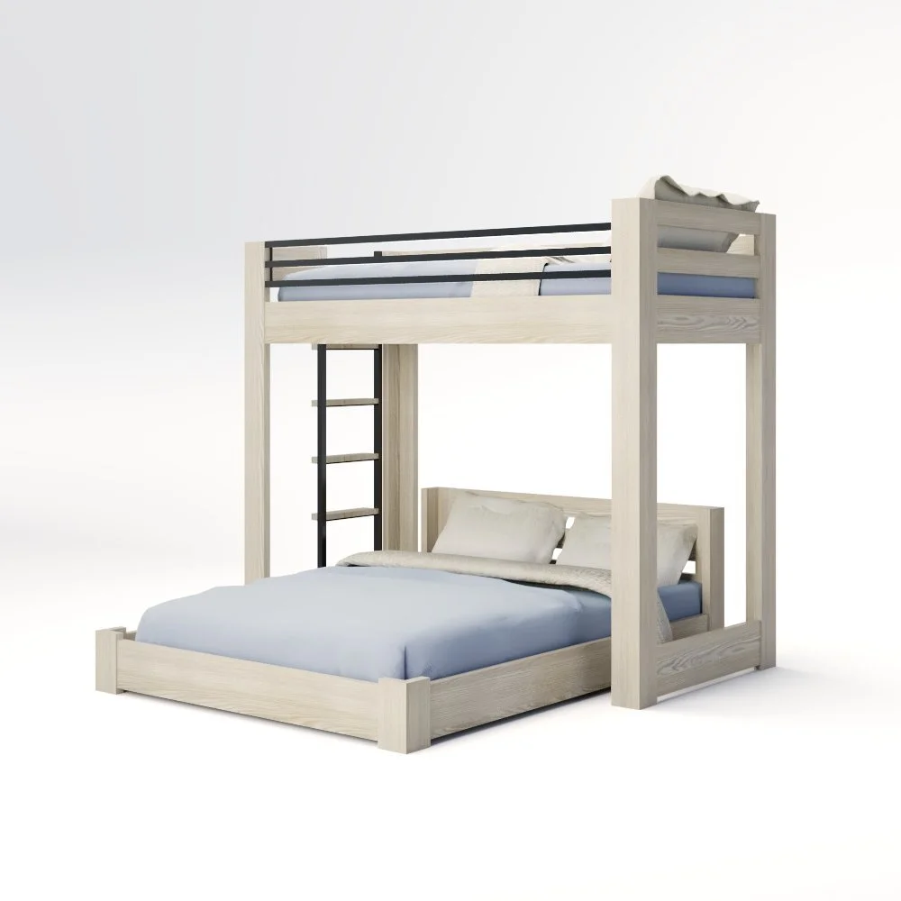 ICON Elevated - Lofted Bunk Bed with Ladder (Metal or Wood)