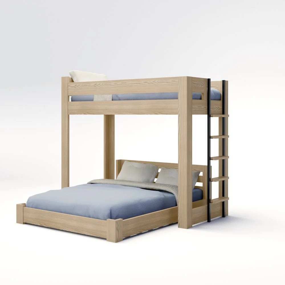 ICON Elevated - Lofted Bunk Bed with Ladder (Metal or Wood)