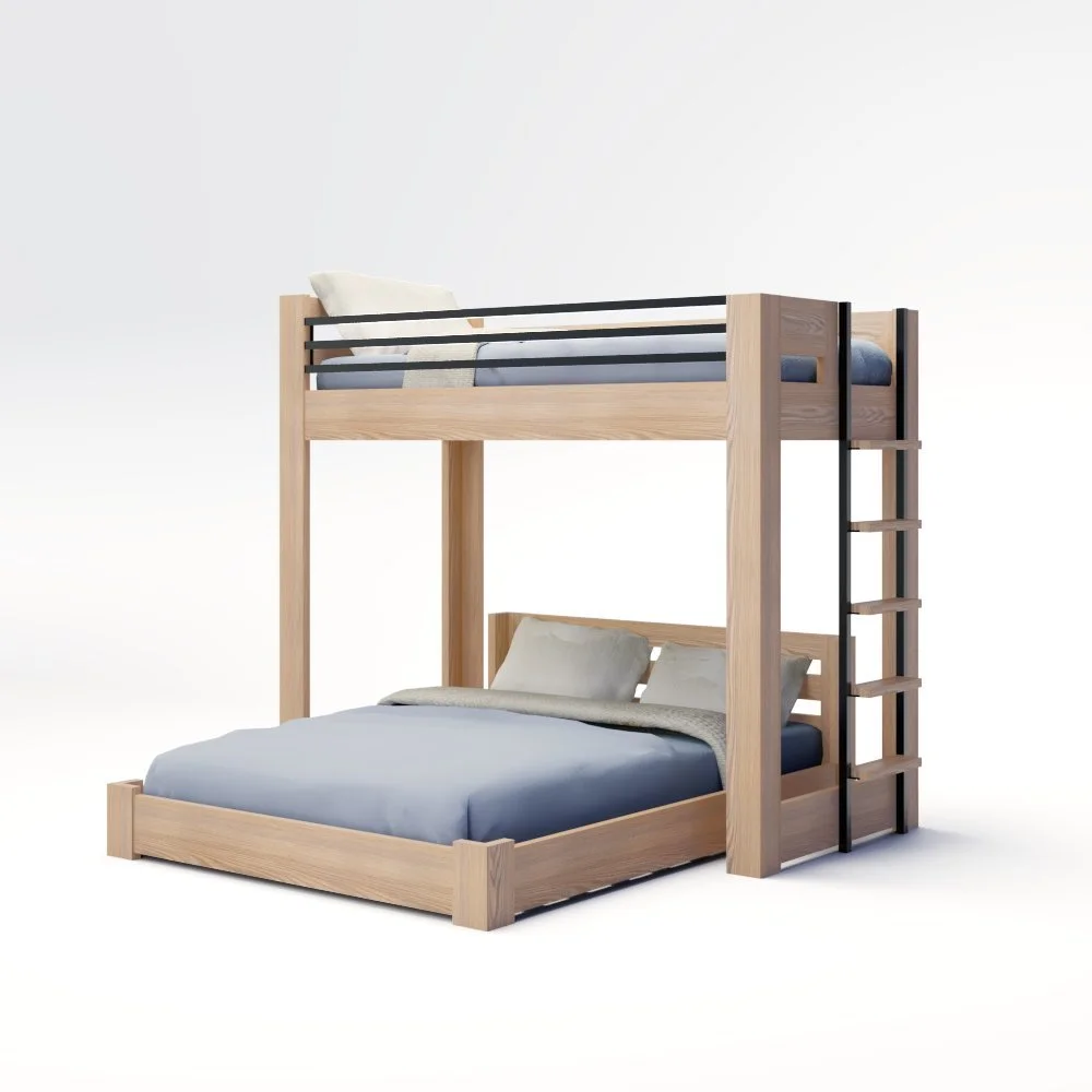 ICON Elevated - Lofted Bunk Bed with Ladder (Metal or Wood)