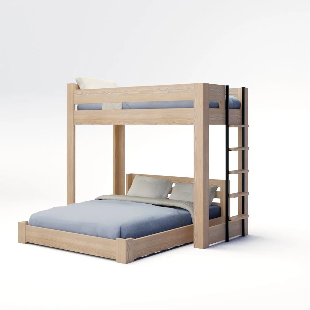 ICON Elevated - Lofted Bunk Bed with Ladder (Metal or Wood)