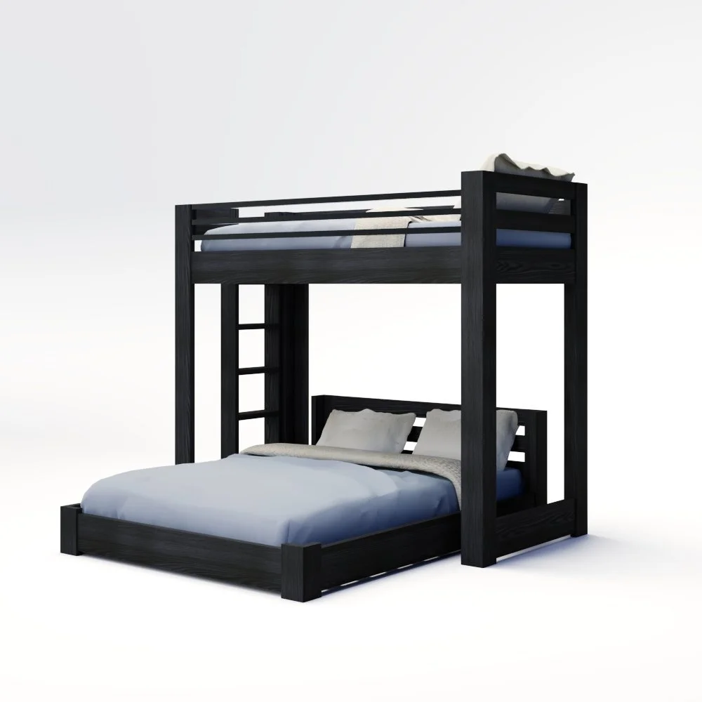ICON Elevated - Lofted Bunk Bed with Ladder (Metal or Wood)