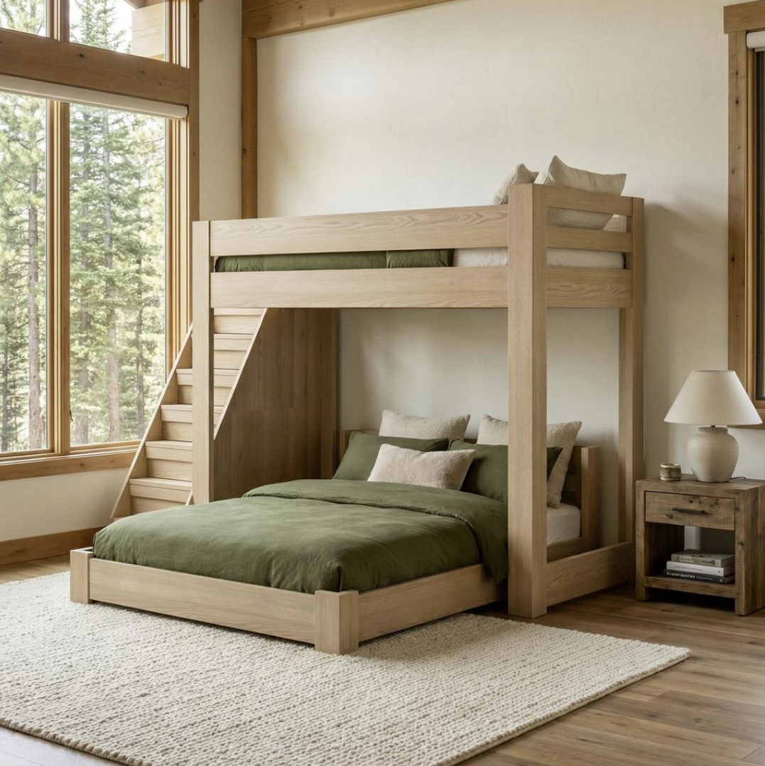 ICON Elevated - Lofted Bunk Bed featuring Stairs with Drawers