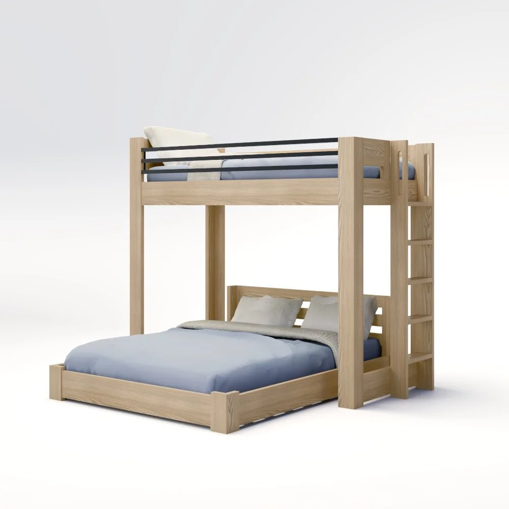 ICON Elevated - Lofted Bunk Bed with Ladder (Metal or Wood)