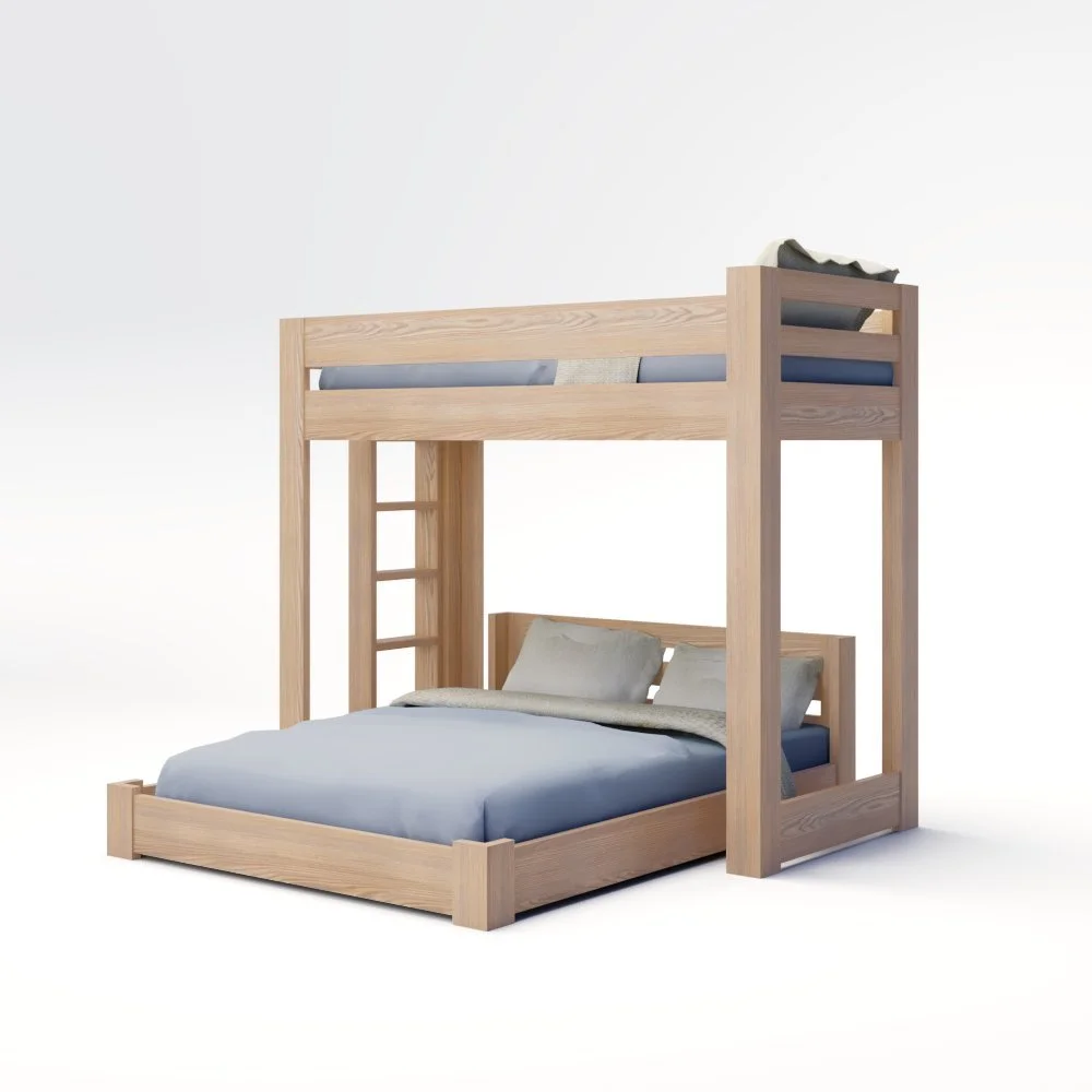 ICON Elevated - Lofted Bunk Bed with Ladder (Metal or Wood)