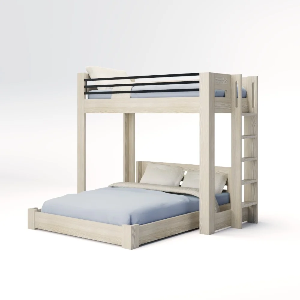ICON Elevated - Lofted Bunk Bed with Ladder (Metal or Wood)