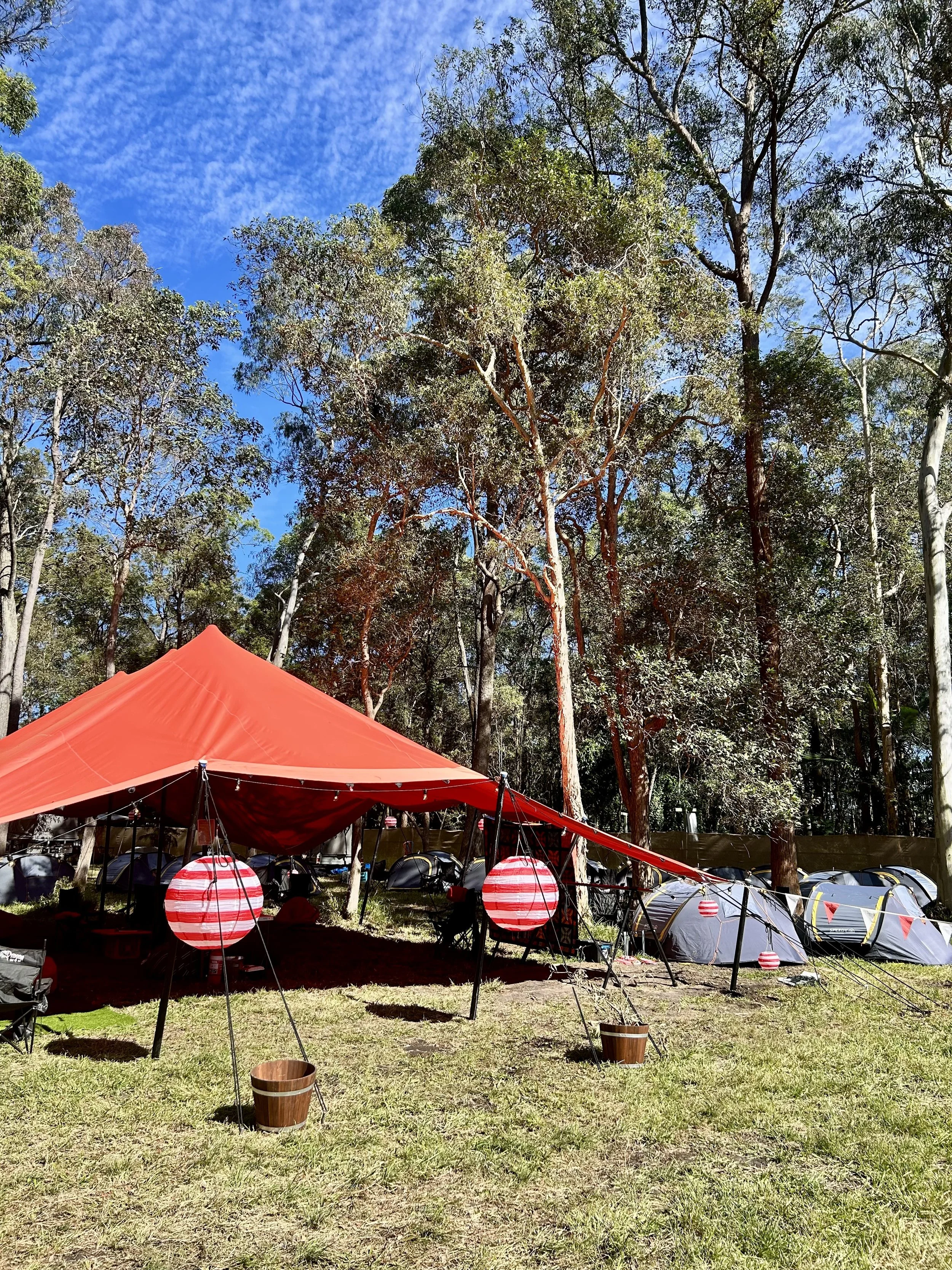 Festival and tents