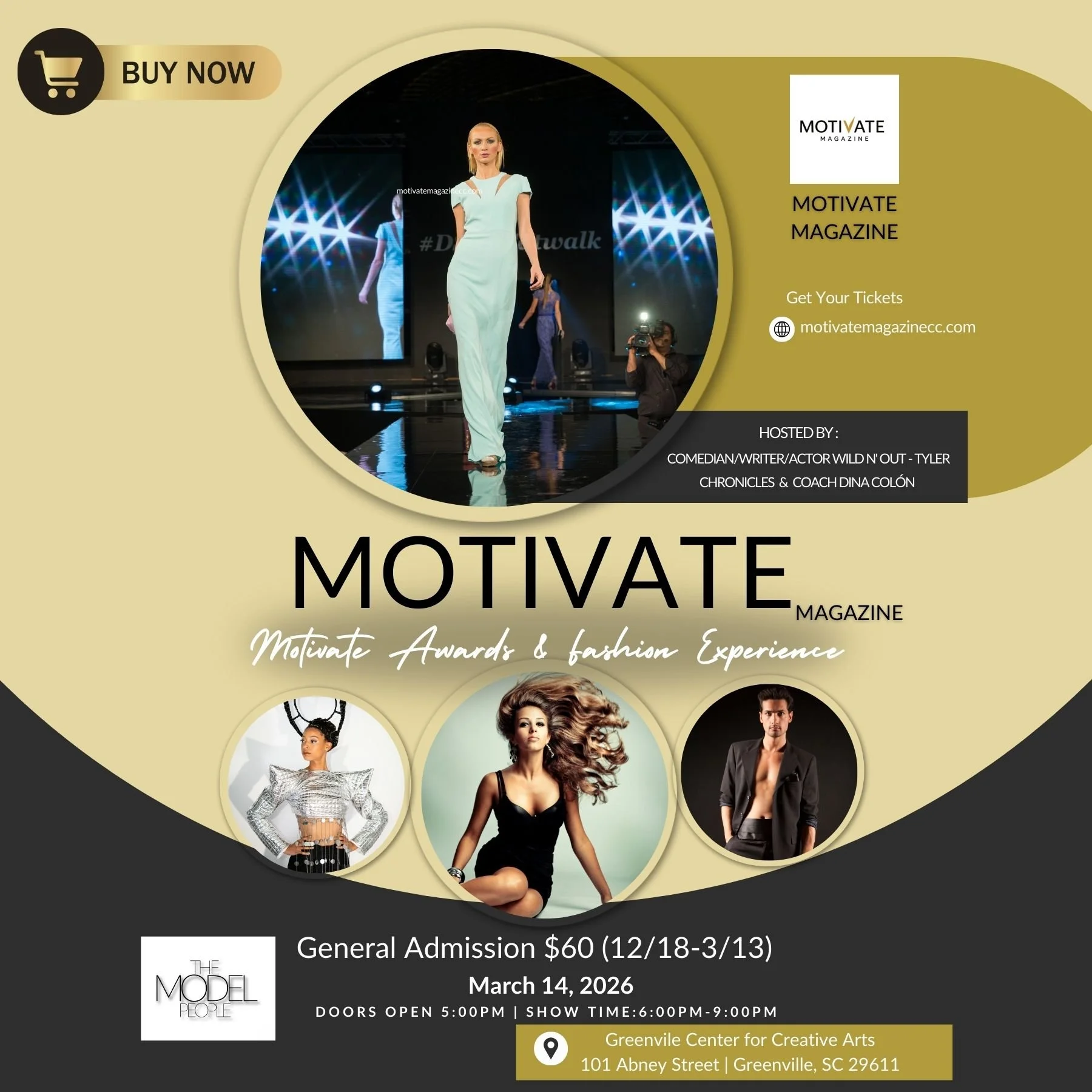 Motivate Awards & Fashion Experience: General Admission (Additional Ticket)
