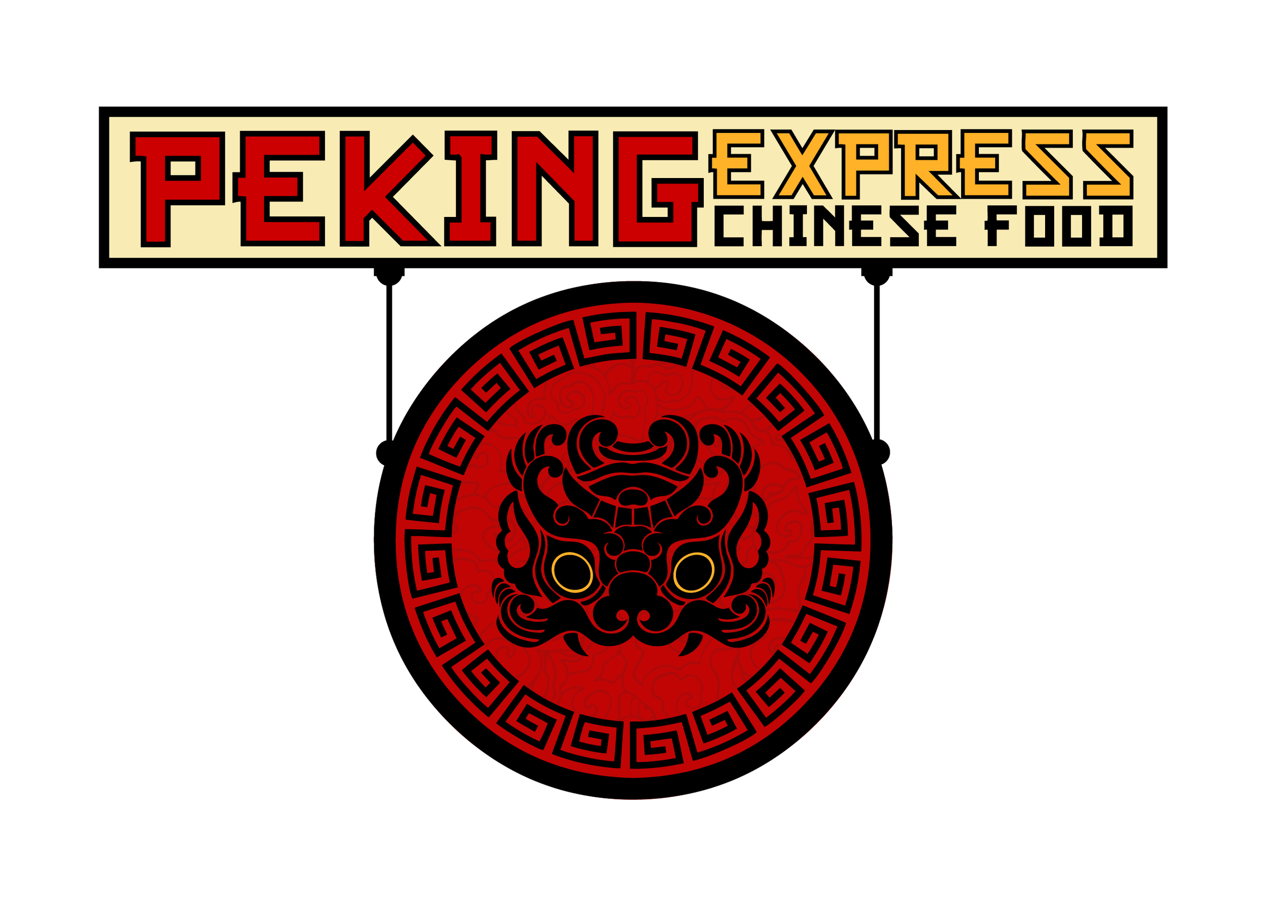 Illuminated Sign Design for Peking Express. 2019