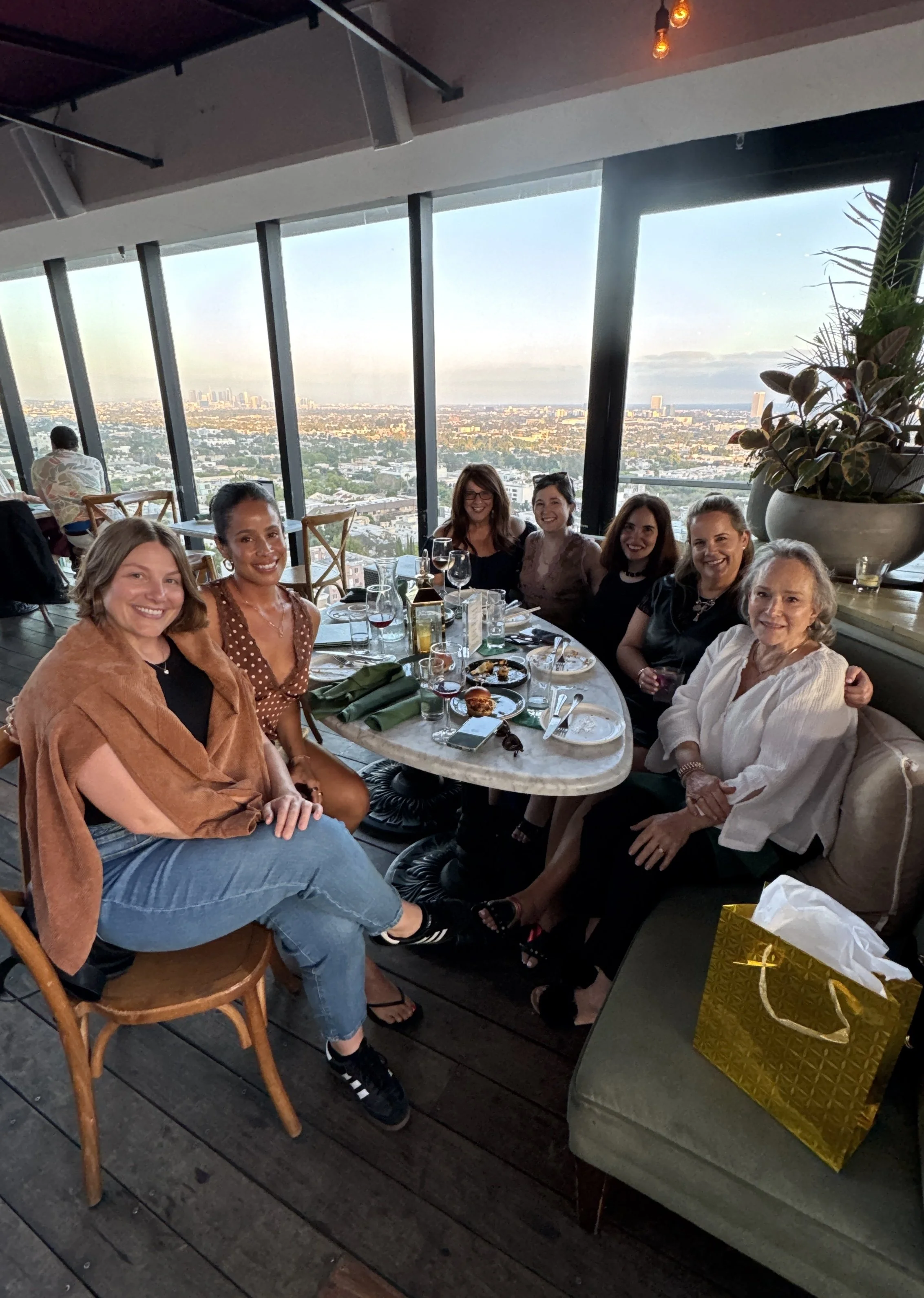 cancer patients and survivors at the cancer baddies dinner