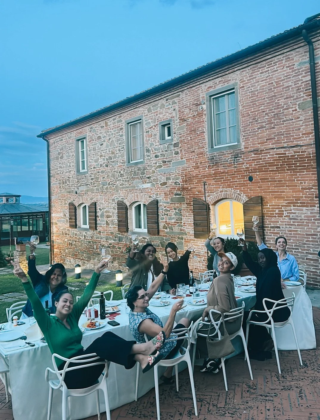 cancer baddies retreat in Tuscany, Italy