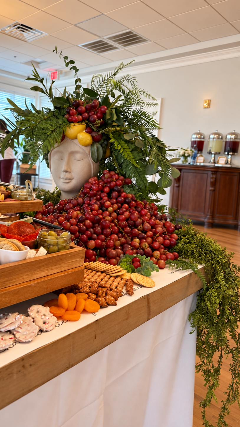 Statement Floral & Fruit Installation — Starting at $225