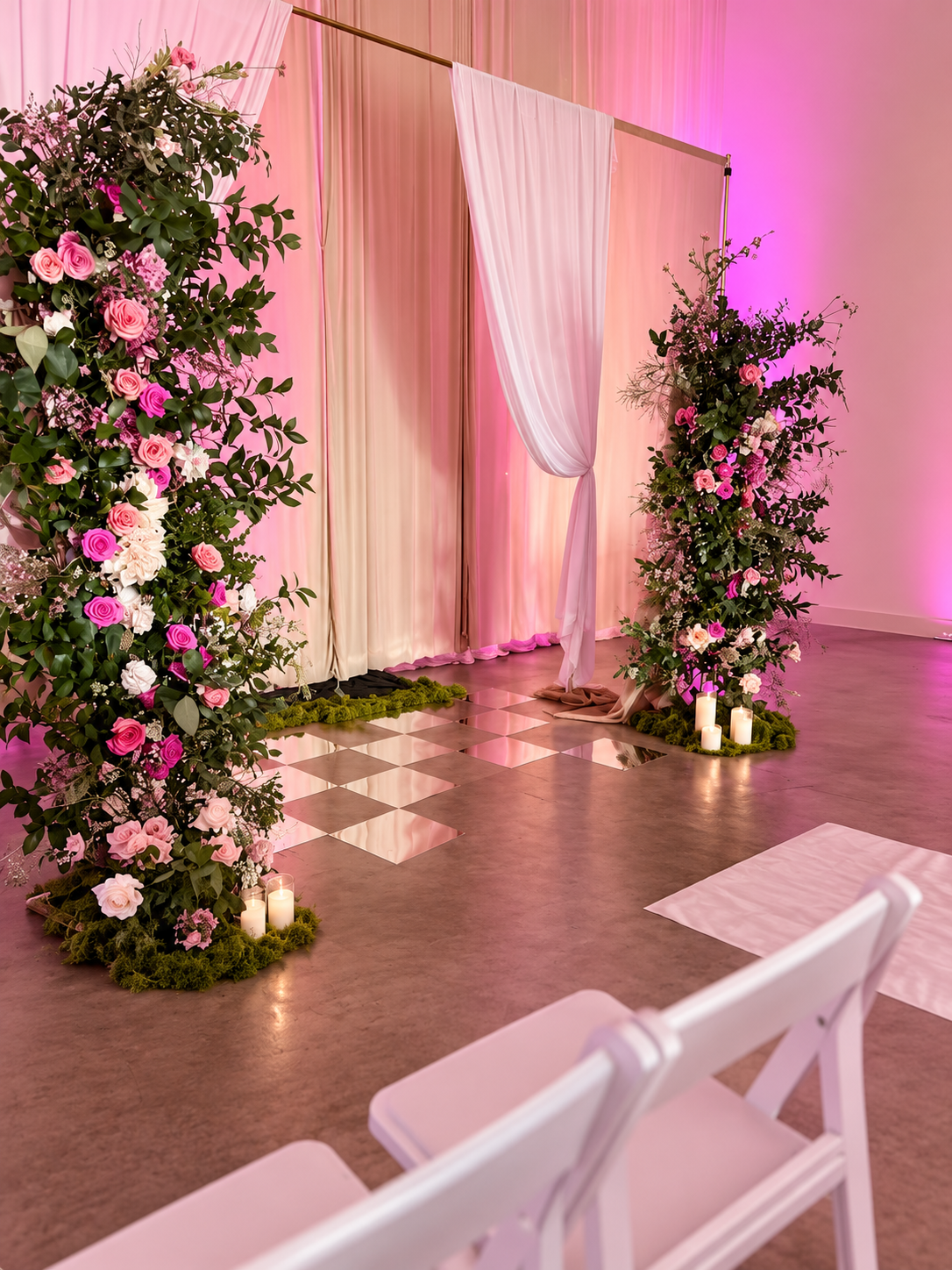 Ceremony Floral Arches — Starting at $500
