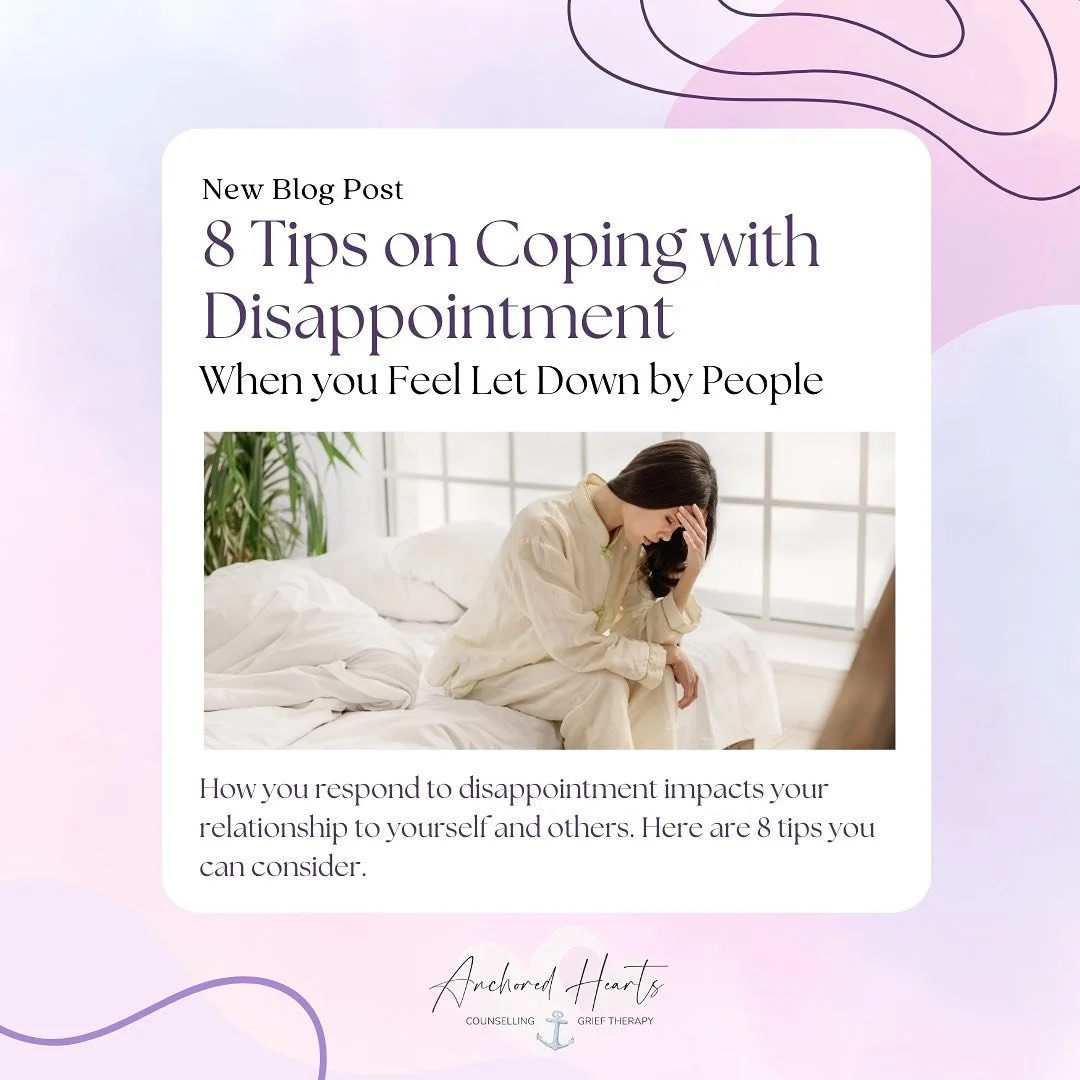It is inevitable that others will disappoint you from time to time. This is bound to happen because no one and no relationship is perfect. However, knowing this does not take away the sting of disappointment when it happens. What you do to respond to
