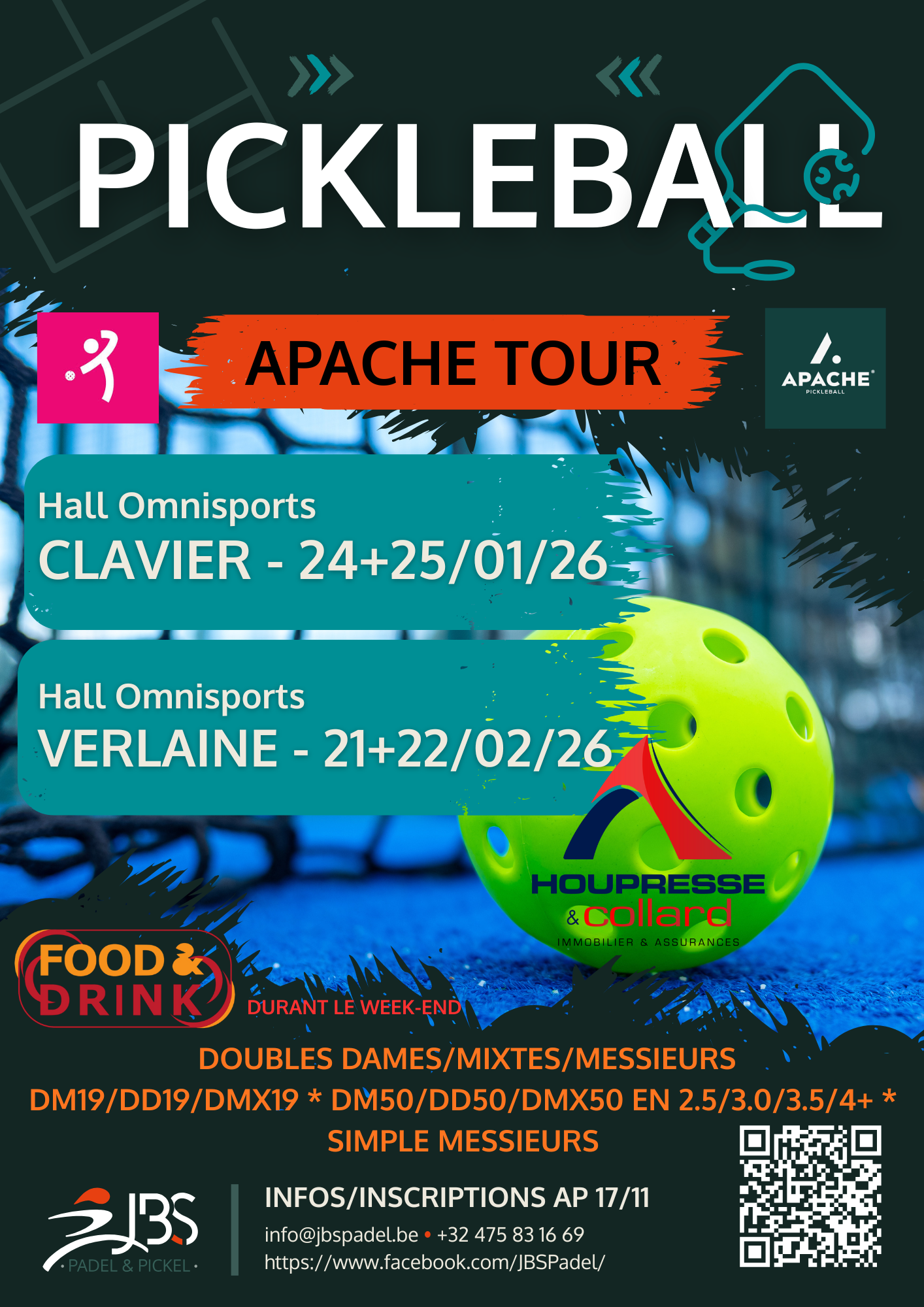 Tournoi Pickleball Apache tour