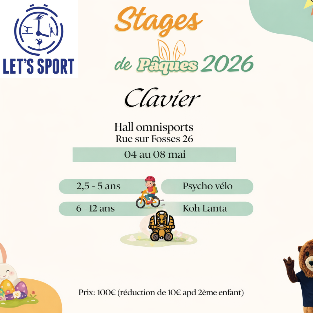 Stage de Pâques 2026