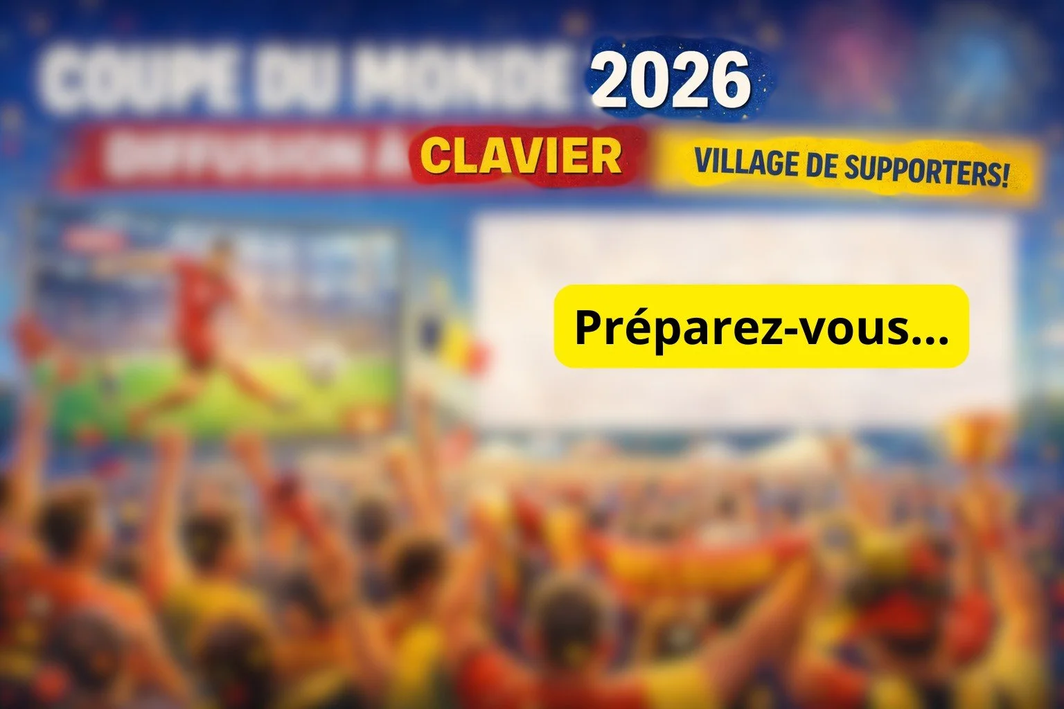⚽ Pr&eacute;parez-vous&hellip;

La Coupe du Monde 2026 arrive&hellip; et elle ne se vivra pas seul 👀

🔥 Ambiance supporters
🎥 Diffusion des matchs
🍻 Moments inoubliables

Un village des supporters va voir le jour au Hall.

👉 On vous en dit plus 