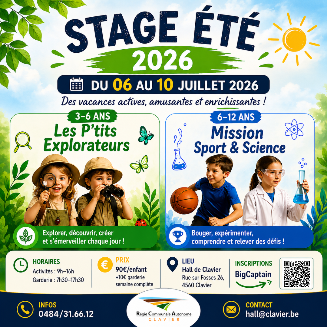 Stage du 06 au 10/07 organisé par la RCA