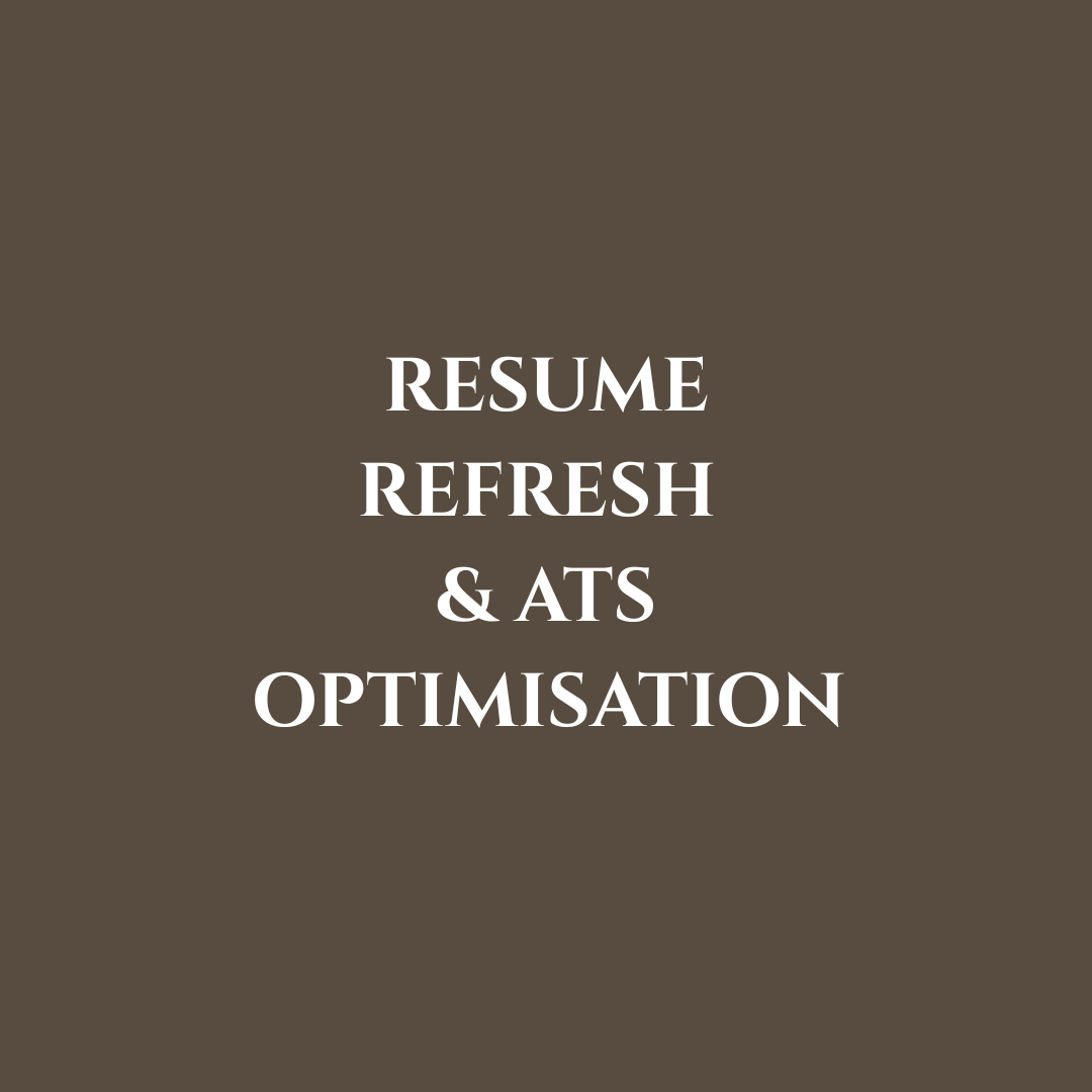 Resume Refresh & ATS Optimisation