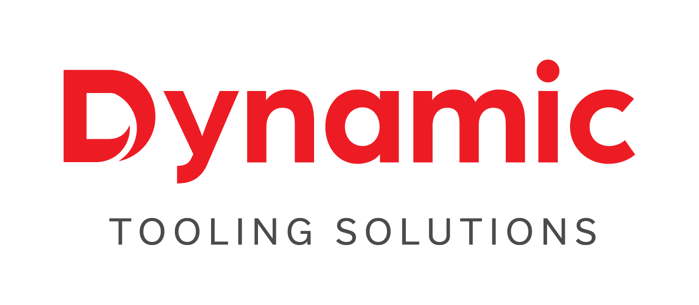 Logo with the word 'Dynamic' in large red letters and 'Tooling Solutions' in smaller gray letters below.