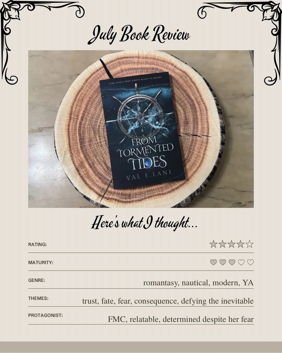 New book review! This was a fun one, and getting to read it on the beach was even better. Looking forward to the rest of this series! Thanks for a fun read @authorvalelane 

#reading #bookreview