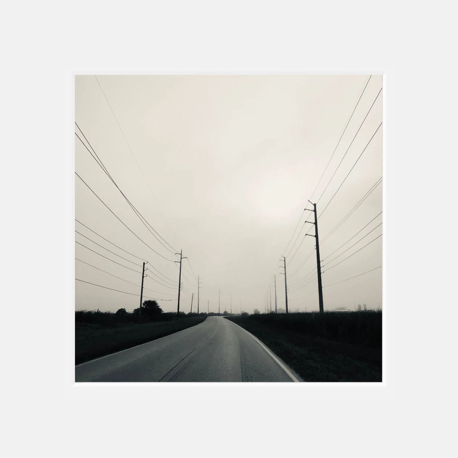 Just Traveling Through - 12" x 12" matted photographic print