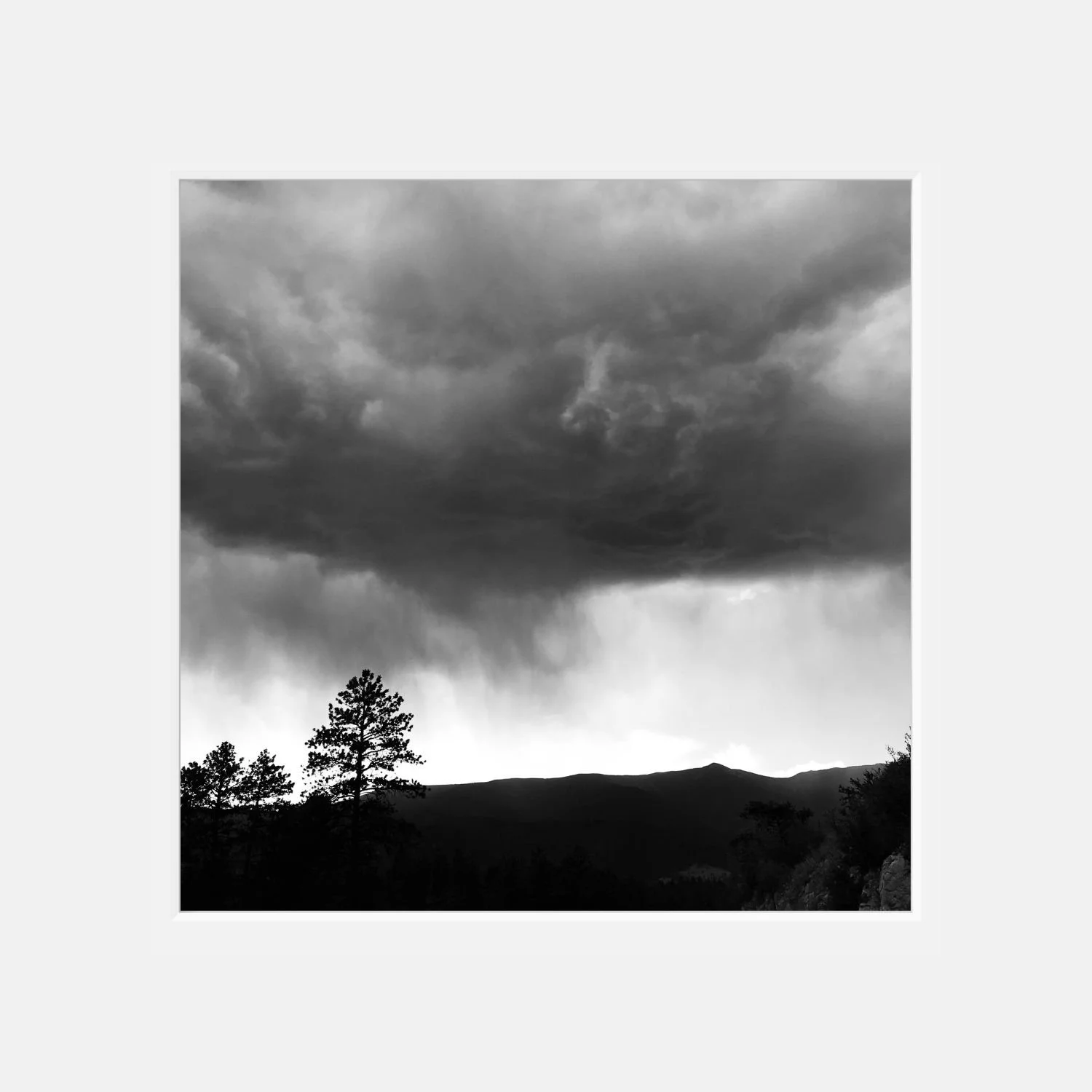 On The Edge of The World  - 12" x 12" matted photographic print