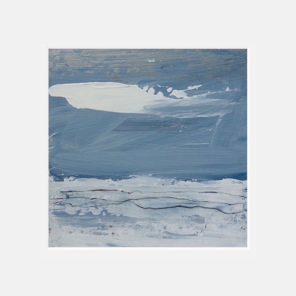 Over The Sea - 12" x 12" matted print