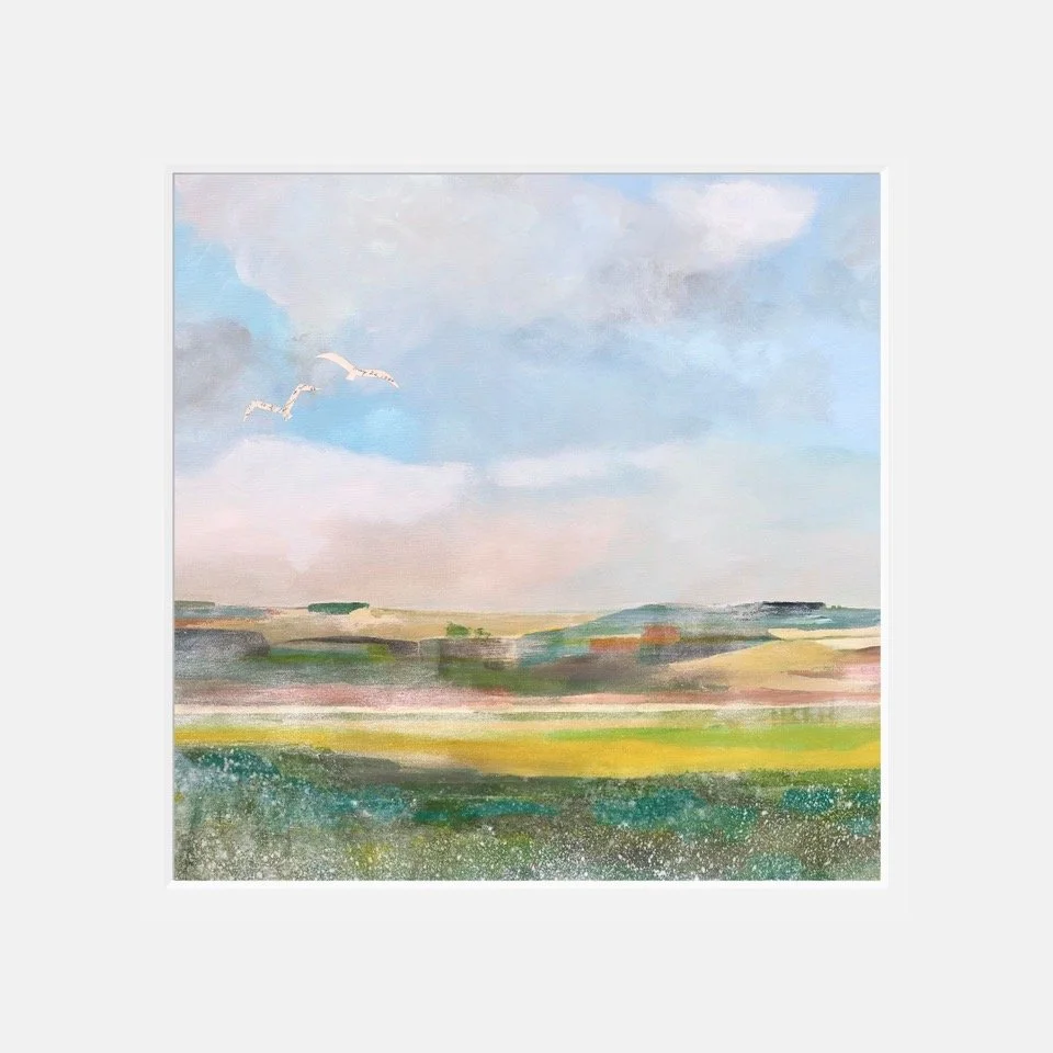 We Can Send Letters - 12" x 12" matted print