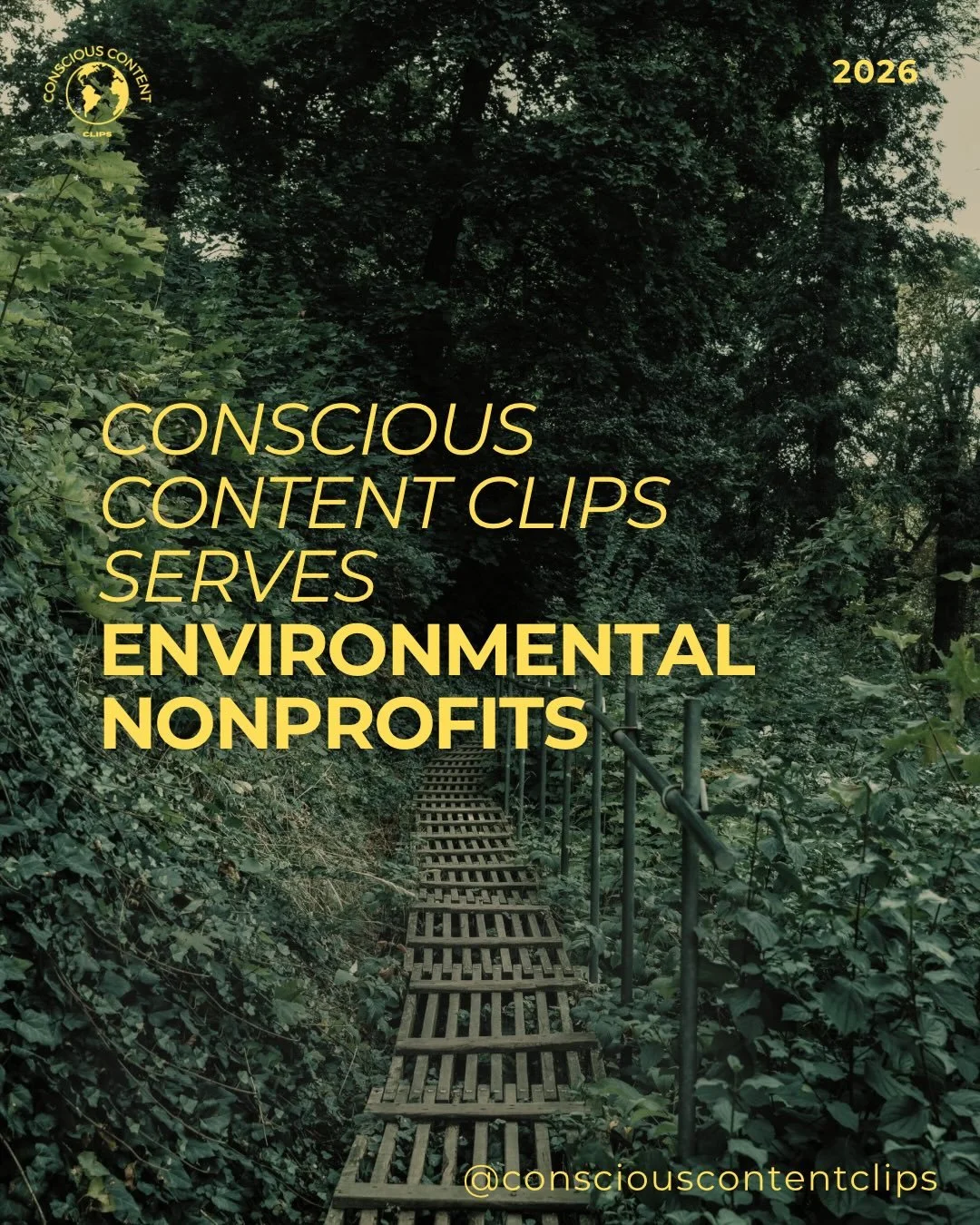 Environmental nonprofits, the time is now! 

Businesses aren&rsquo;t the only ones that need a robust marketing strategy, nonprofits need to communicate with the public, too. 

Conscious Content Clips (CCC) can help your organization with branding, c