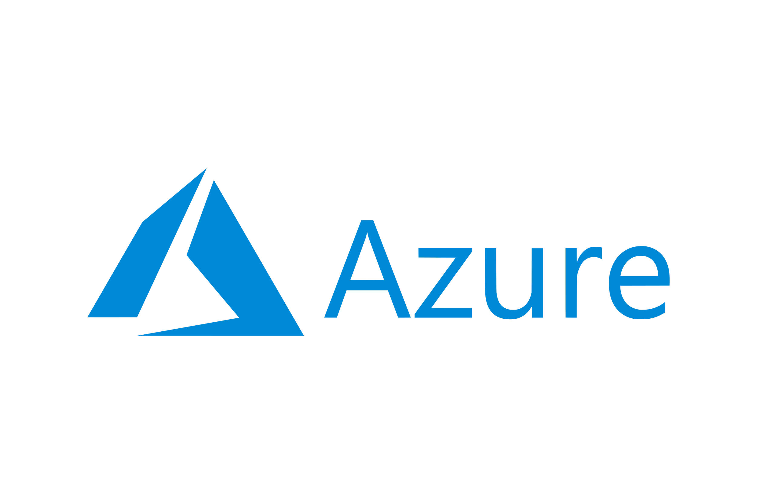 Azure logo featuring a blue triangular sailboat icon followed by the word Azure in blue text.