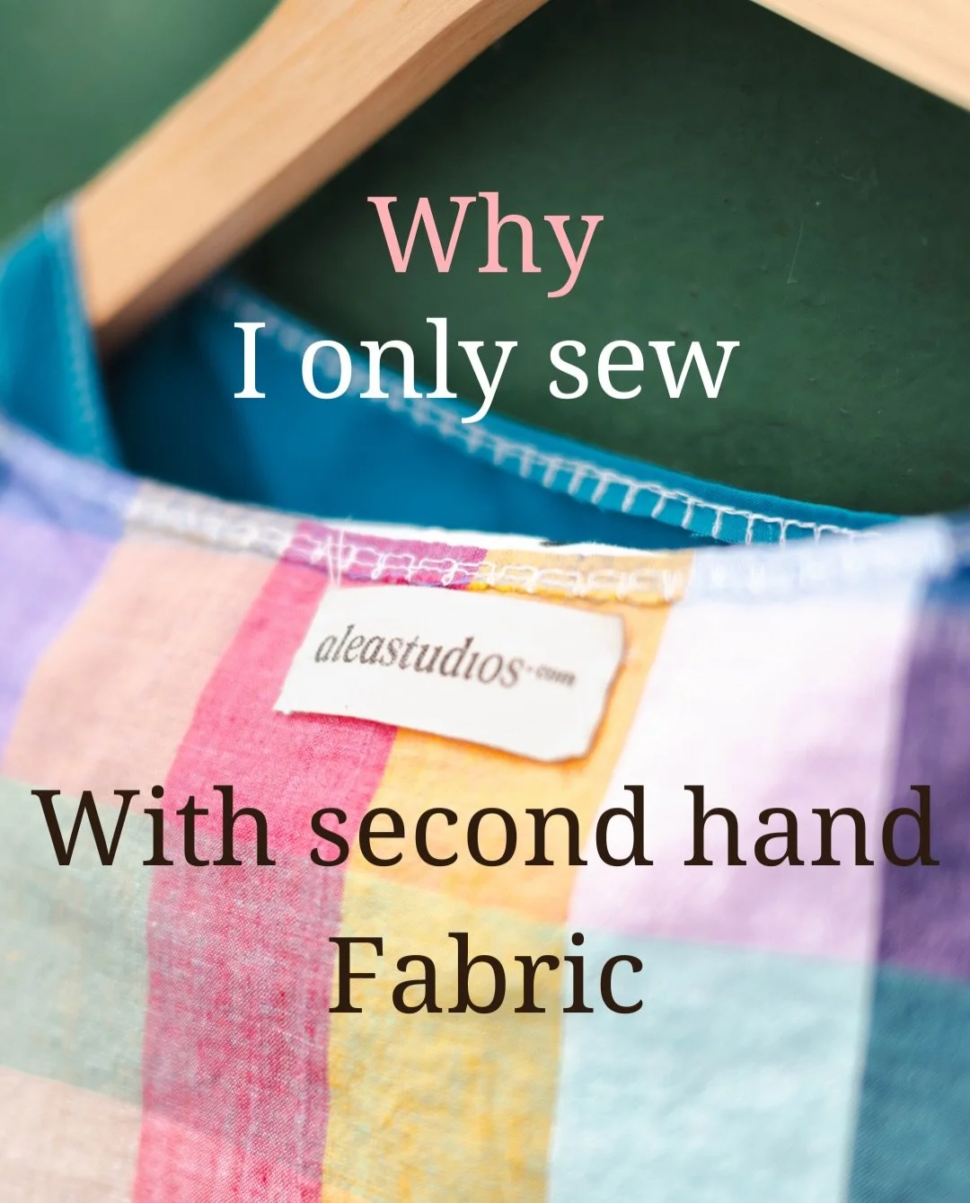 My why&hellip;

Every piece I make starts with fabric that already exists 

The fashion industry produces more waste than most people realize, and a huge amount of it starts long before a garment ever reaches a store. Unused fabric, discarded offcuts