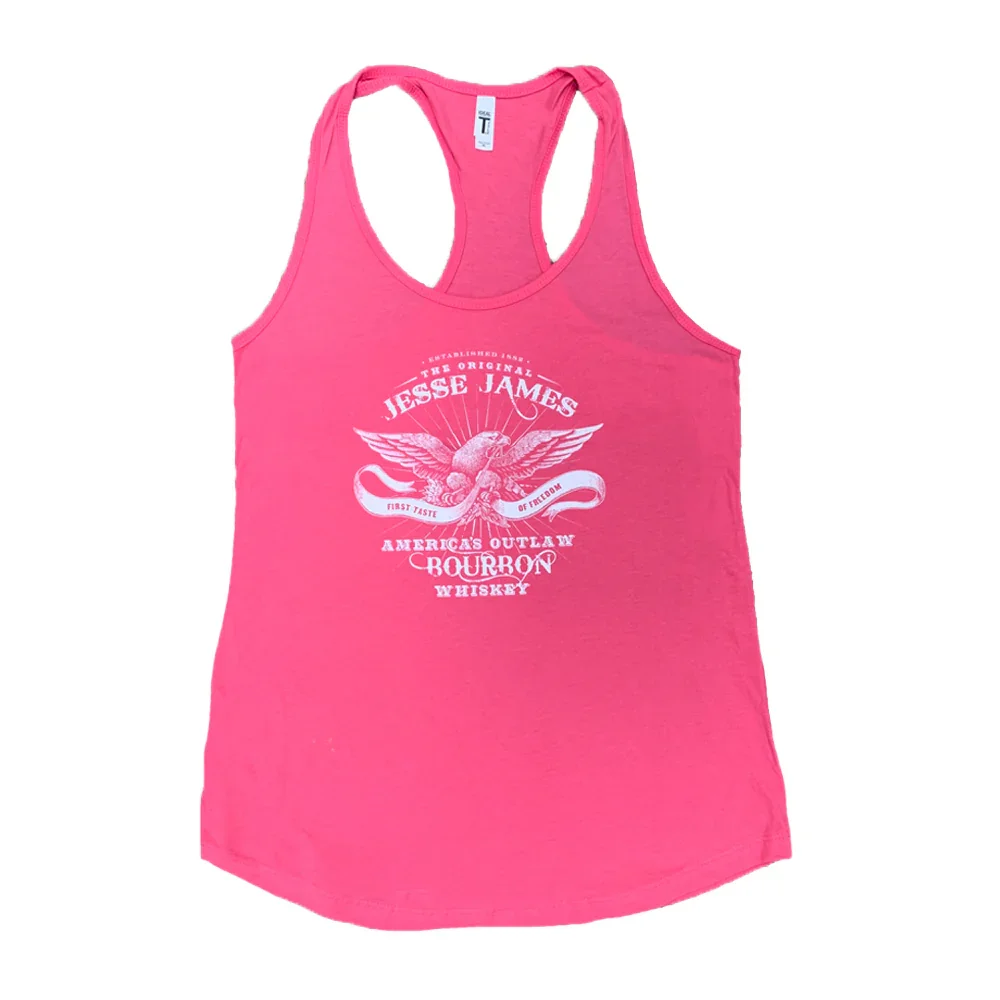 PINK JESSE JAMES BOURBON TANK TOP